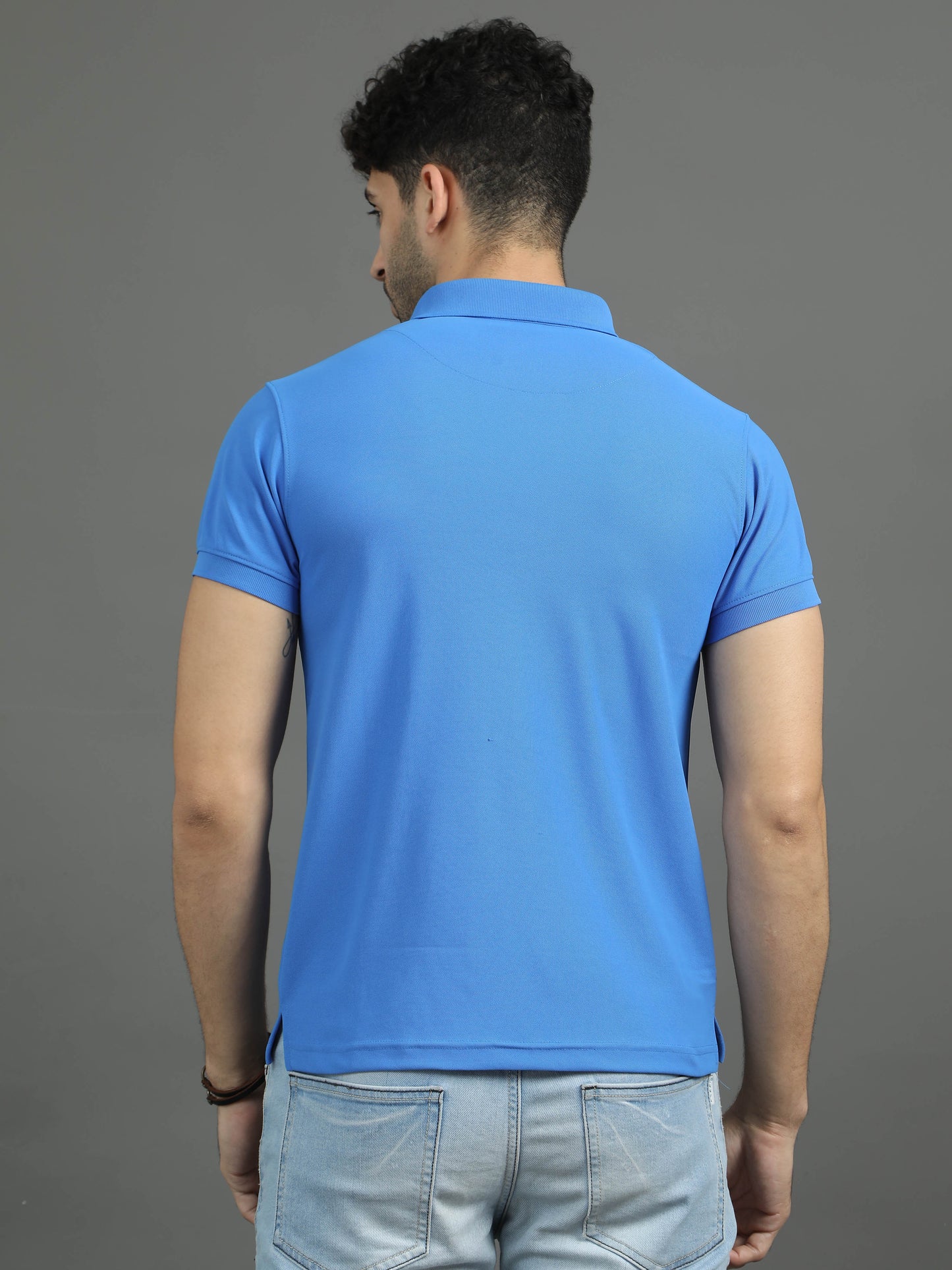 Mars Polo T-shirt - Strong Blue