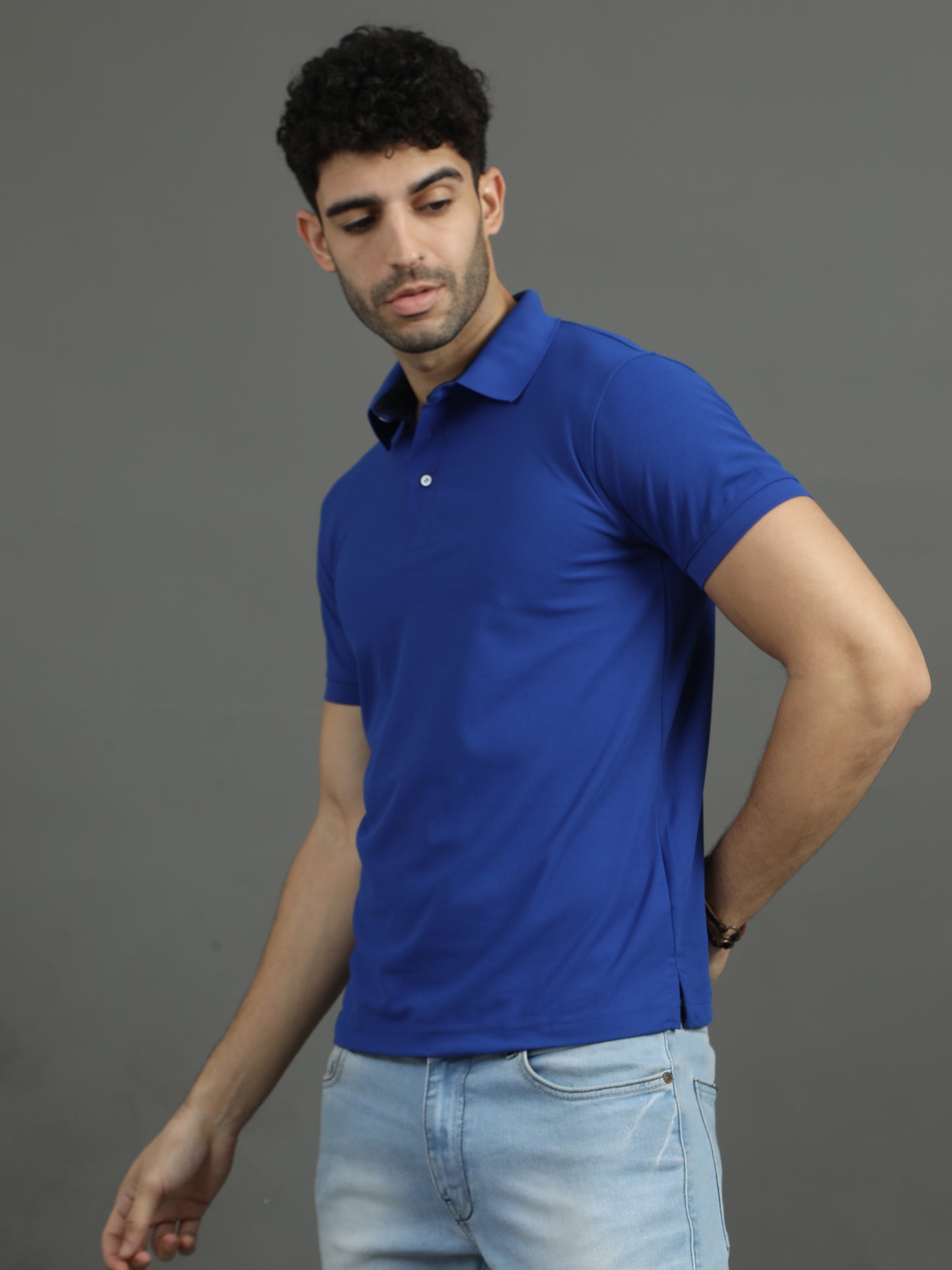 Mars Polo T-shirt - Royal Blue