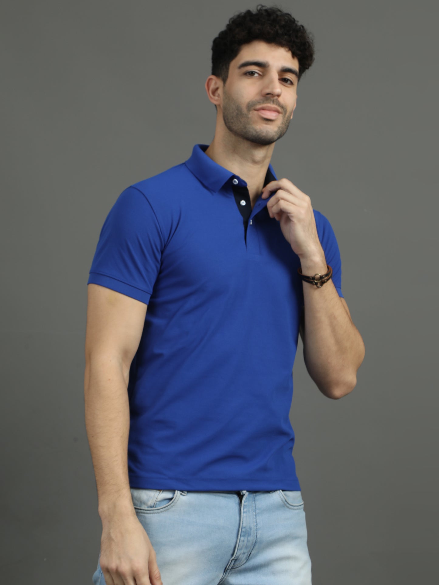 Mars Polo T-shirt - Royal Blue