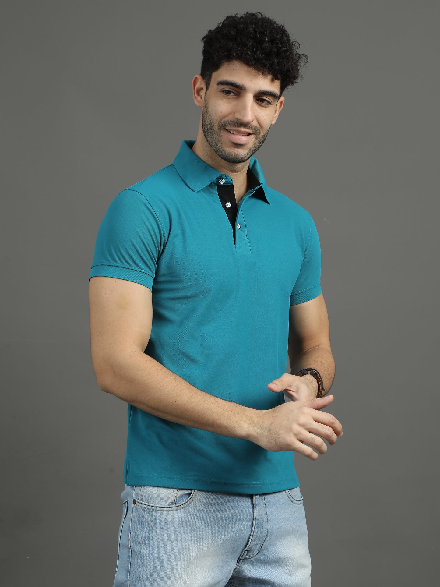 Mars Polo T-shirt - Habour Blue