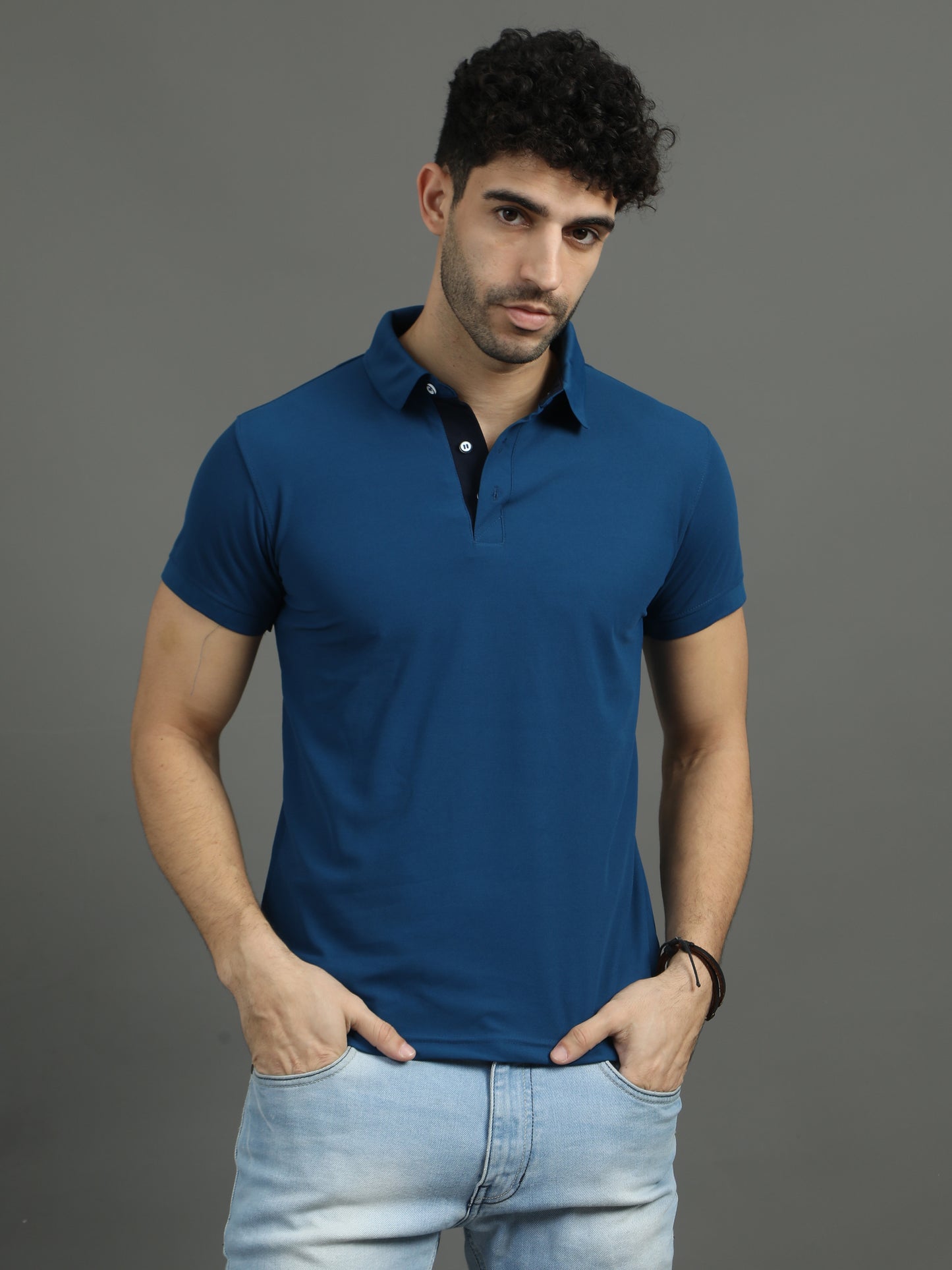 Mars Polo T-shirt - Imperial Blue