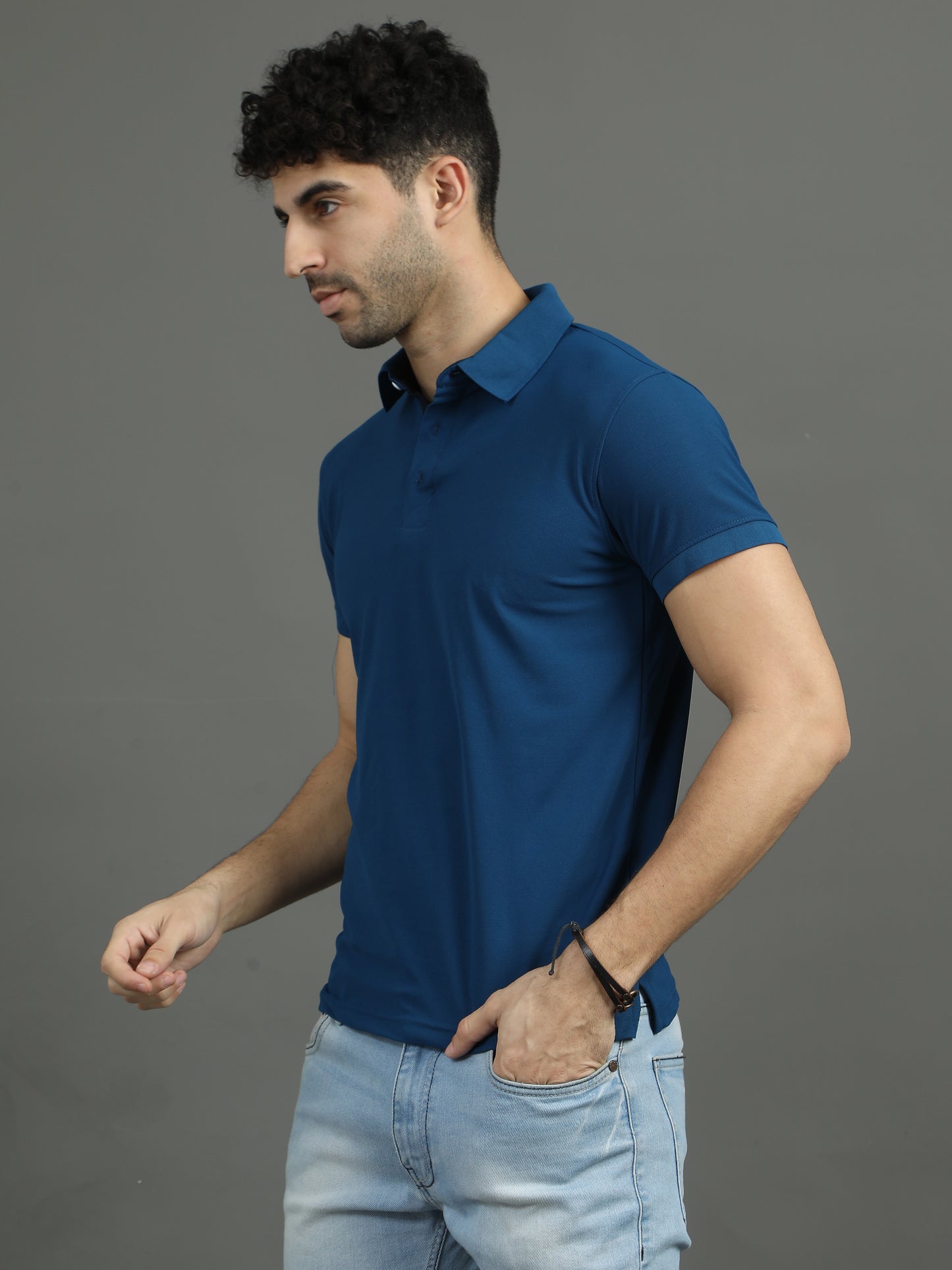 Mars Polo T-shirt - Imperial Blue
