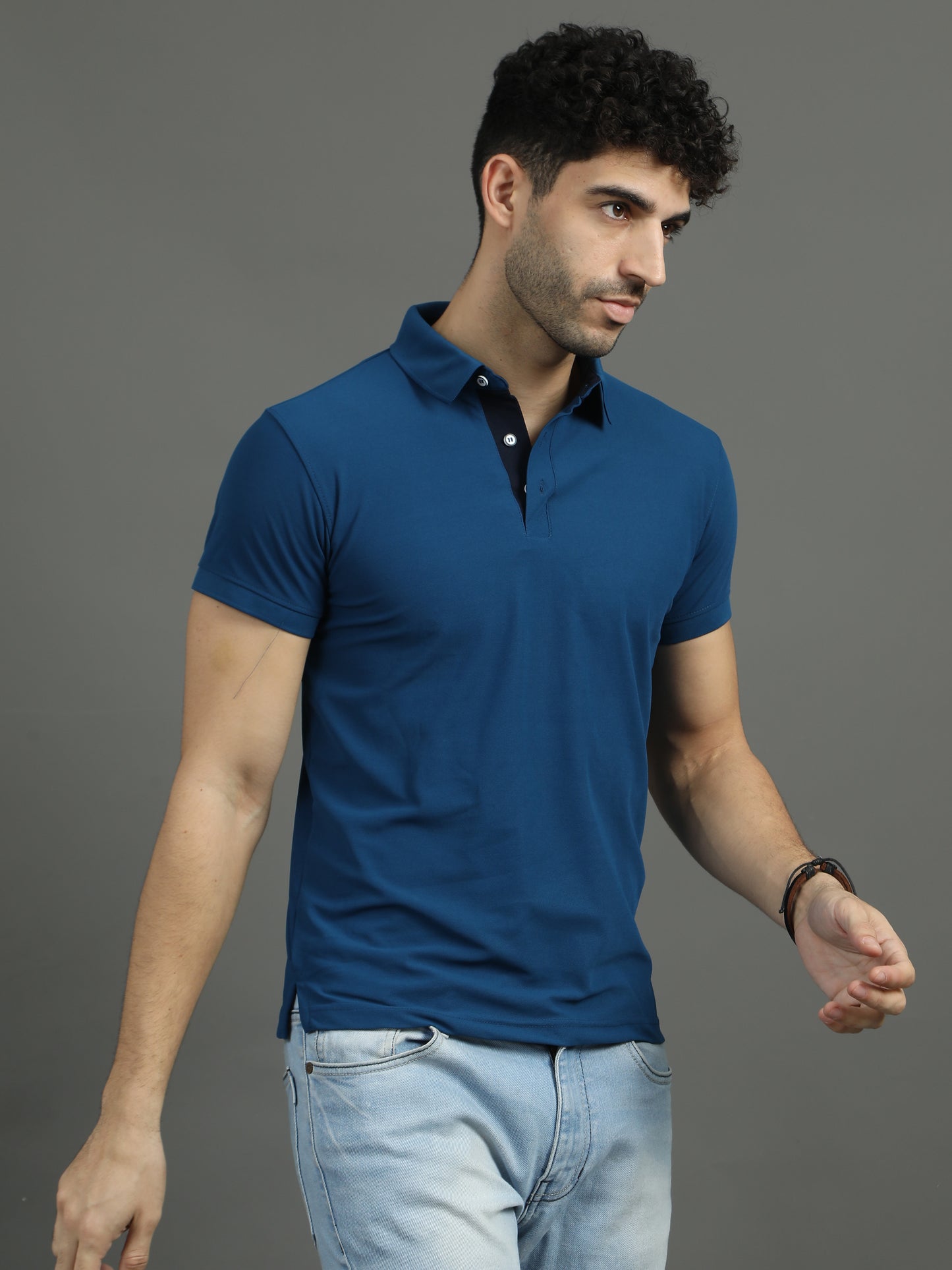 Mars Polo T-shirt - Imperial Blue