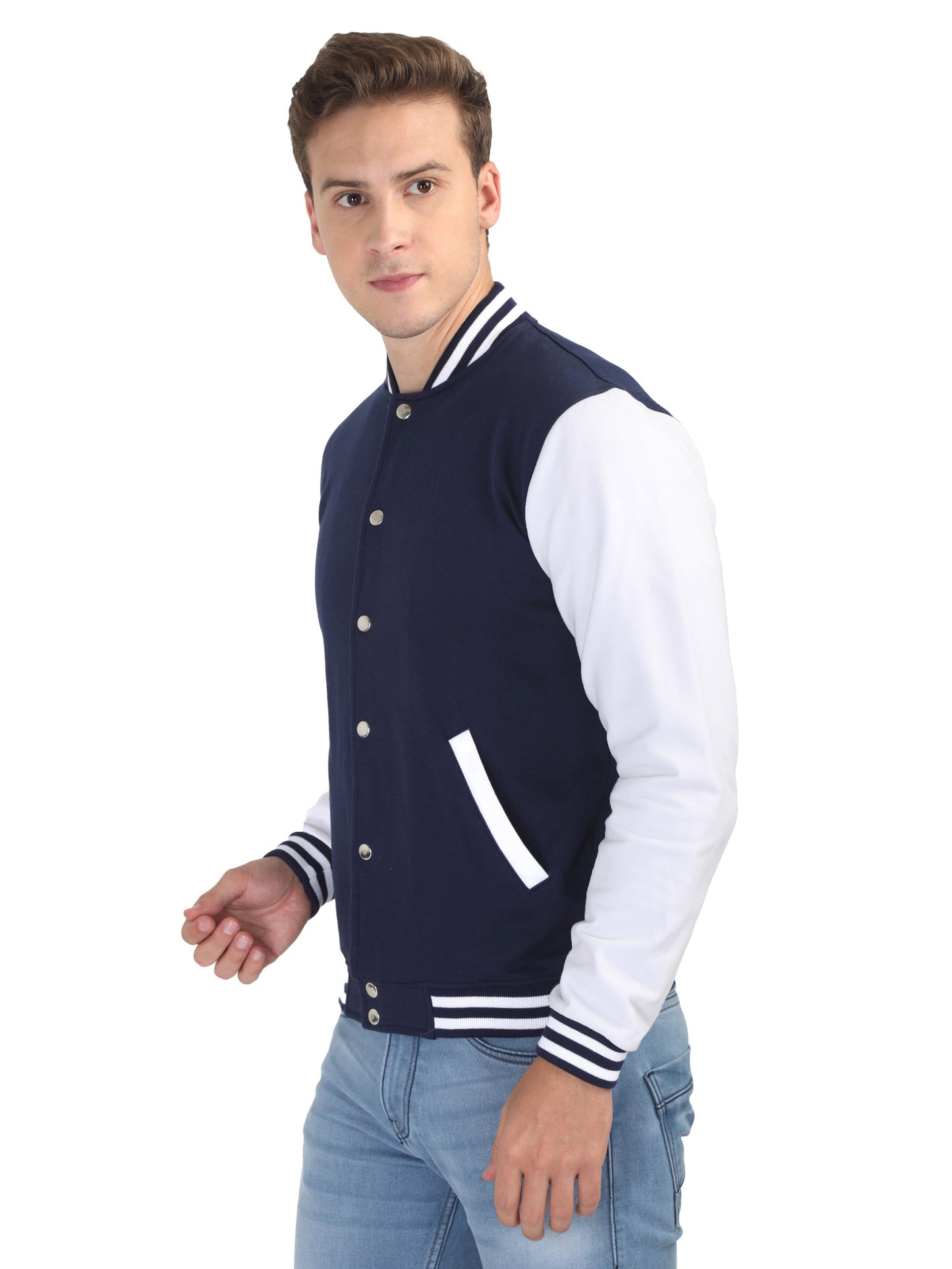 Prestige Varsity - Navy with White