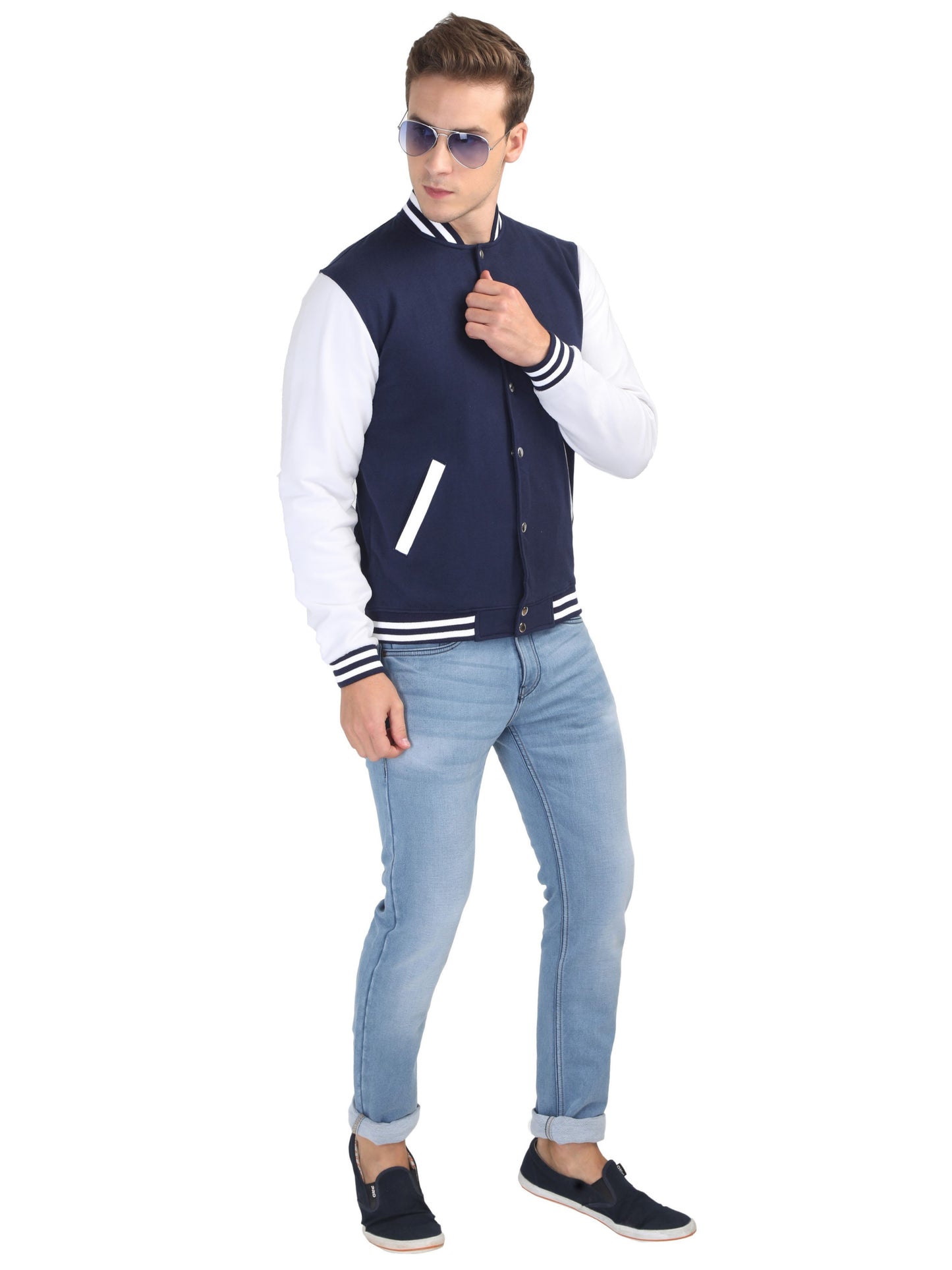 Prestige Varsity - Navy with White