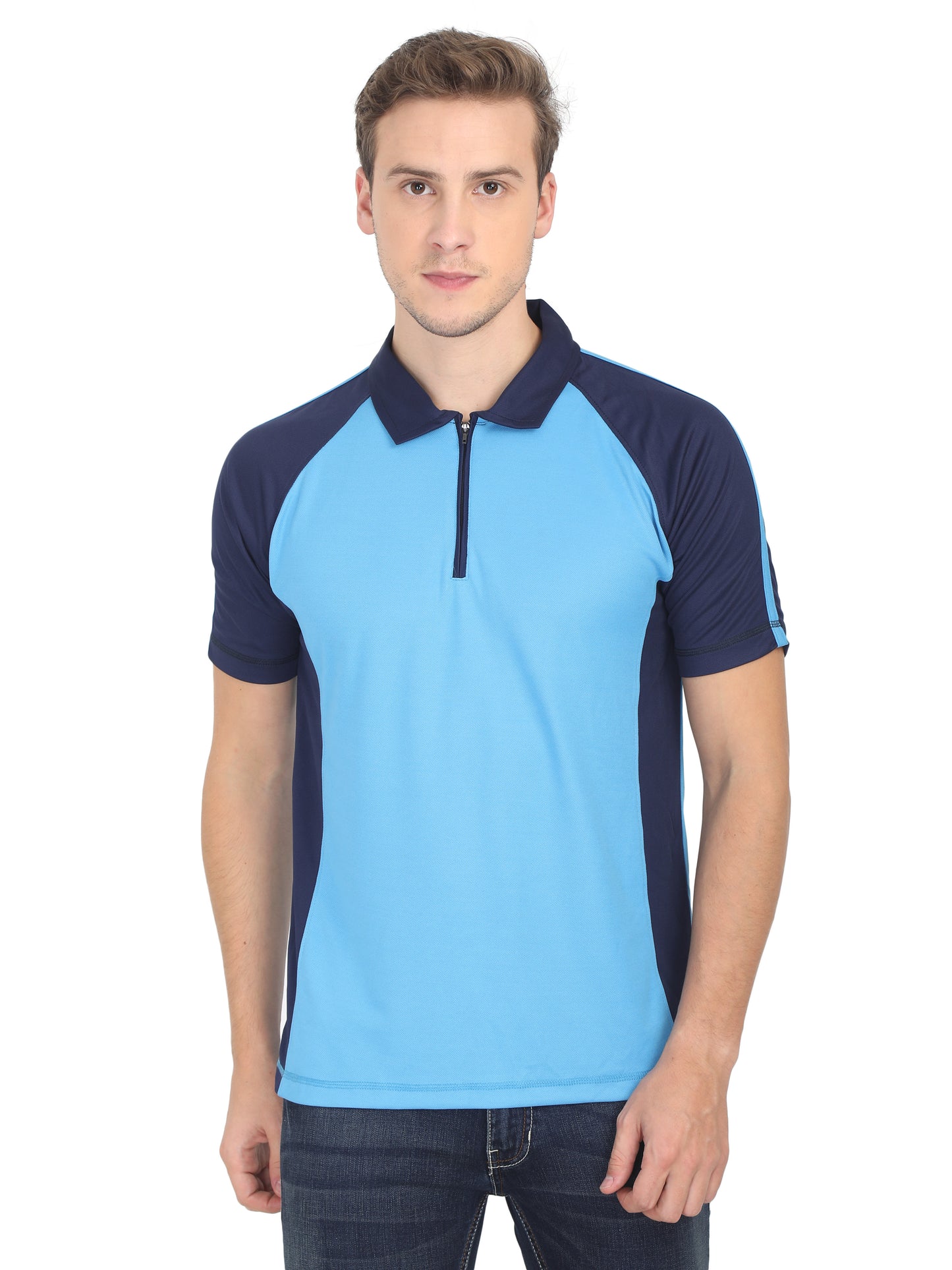 Home Jersey - Teal Blue with Navy Blue