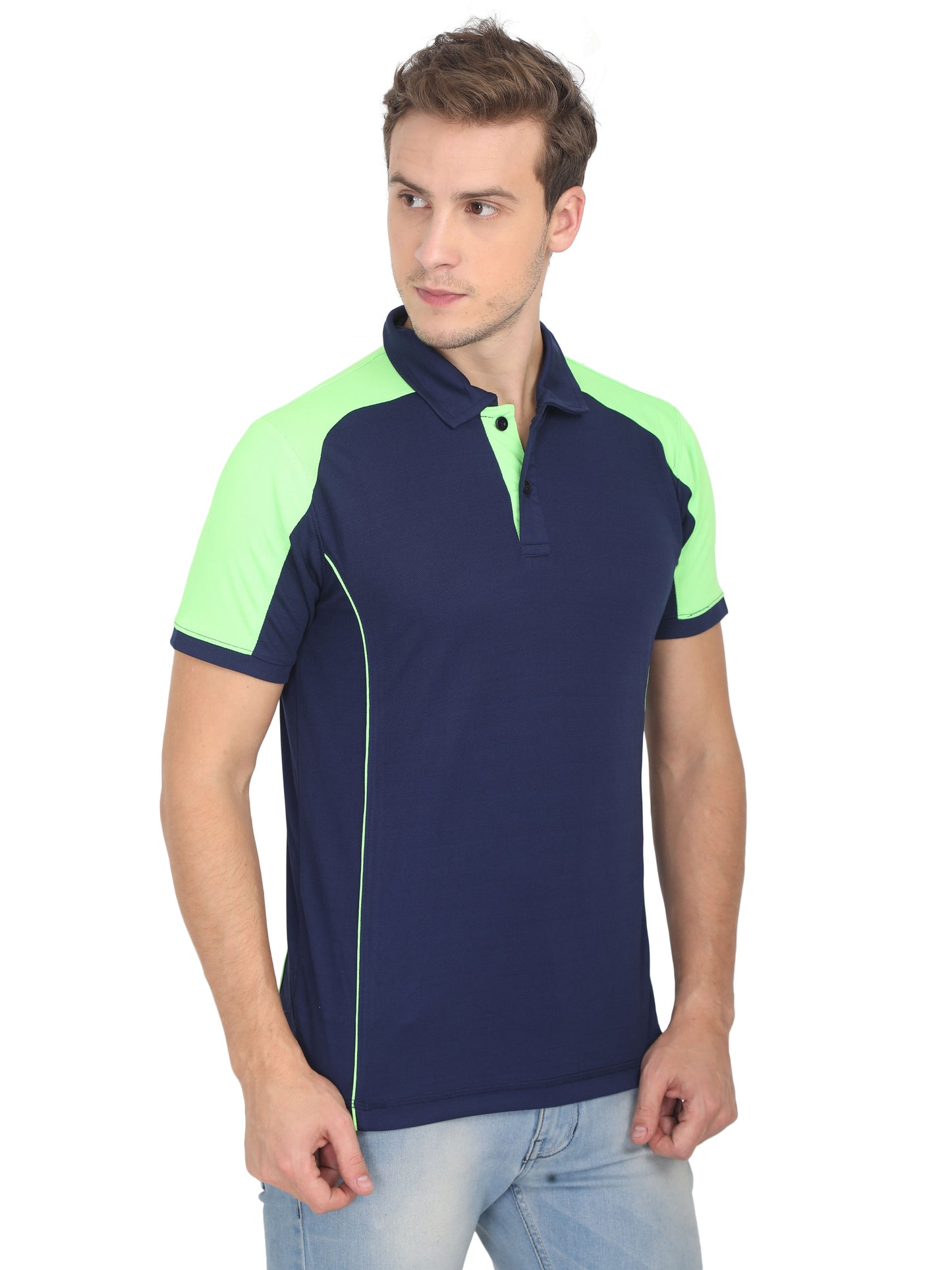 Home Jersey - Navy Blue with Forest Green