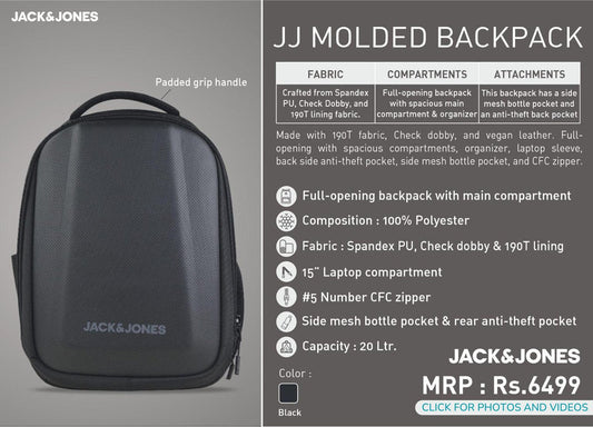 JJ Molded Backpack - Black
