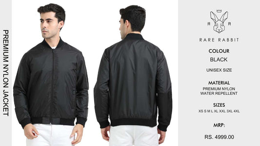 Premium Nylon Jacket - Black