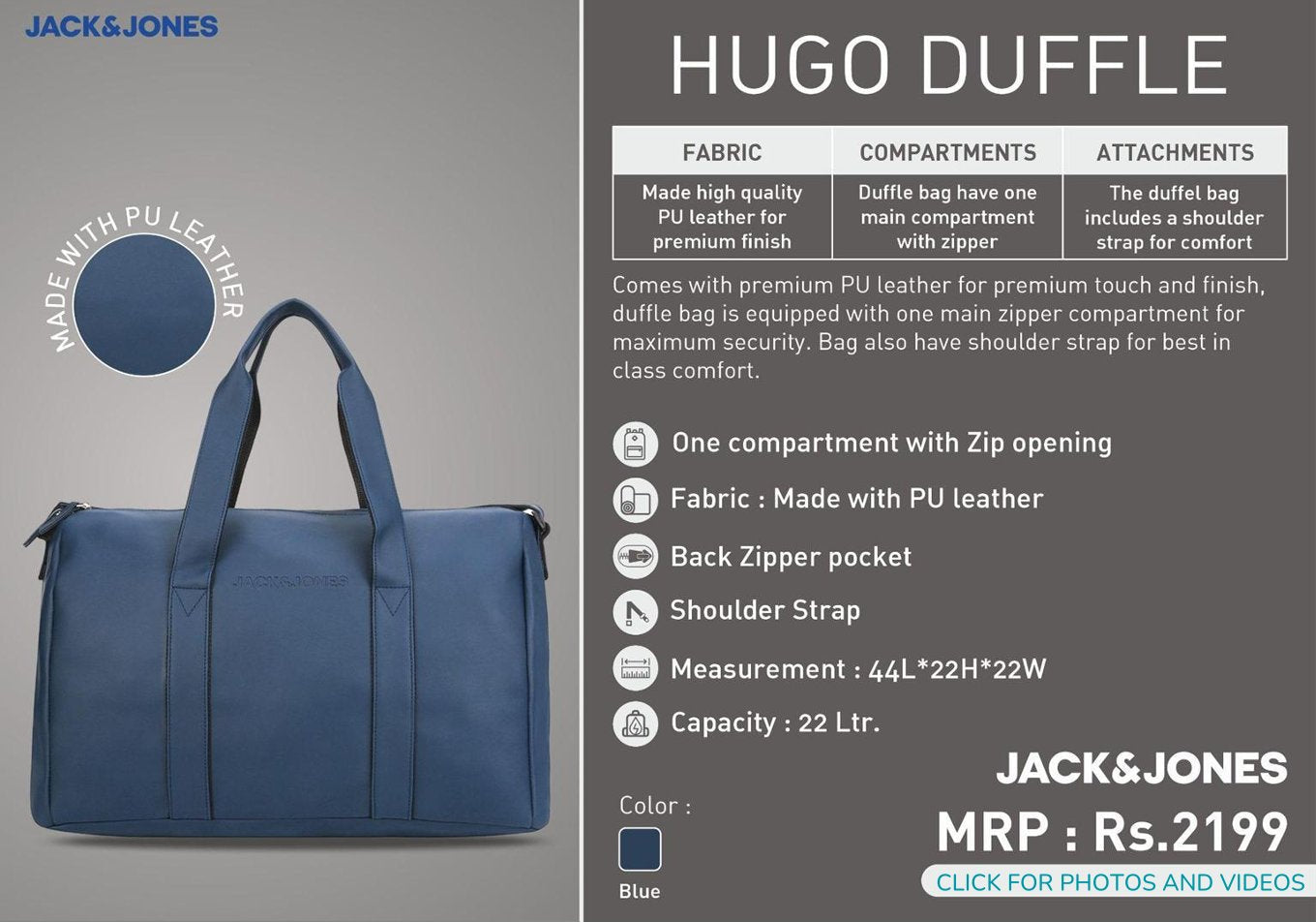Hugo Duffle -  Navy Blue