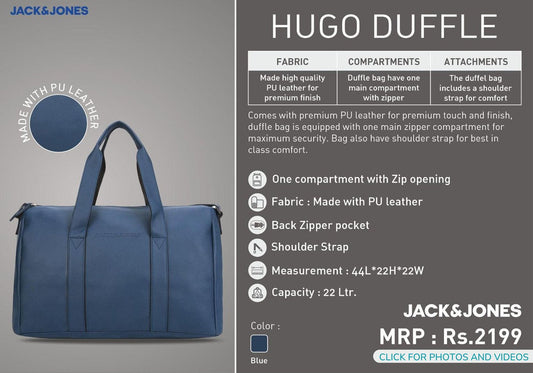 Hugo Duffle -  Navy Blue