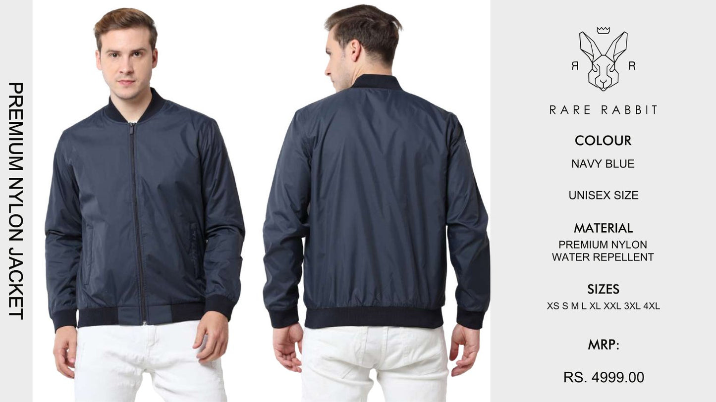 Premium Nylon Jacket - Navy Blue
