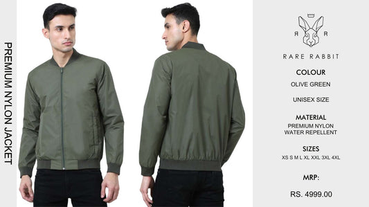 Premium Nylon Jacket - Olive Green