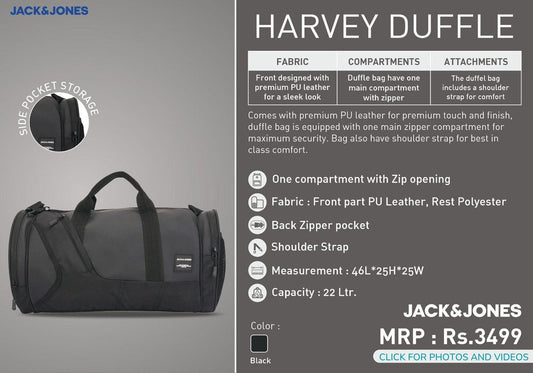 Harvey Duffle - Black
