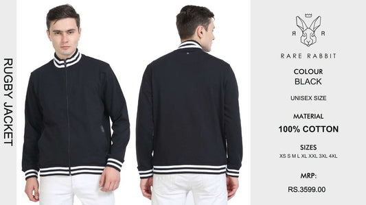 Rugby Jacket -Black