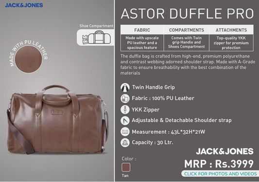 Astor Duffle Pro- Brown