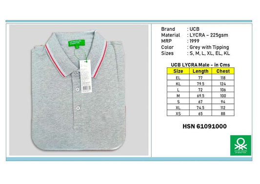 LYCRA - Grey with Tipping