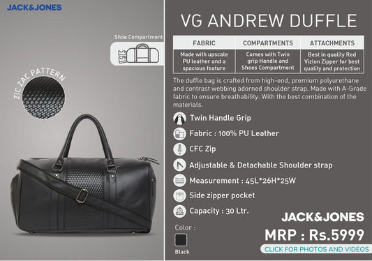 VG Andrew Duffle - Black