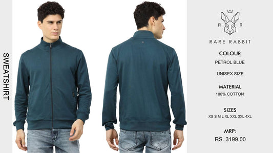 Sweatshirt - Petrol Blue
