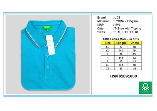 LYCRA - T-Blue with Tipping