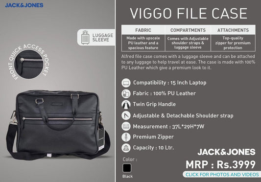 Viggo  File Case - Black