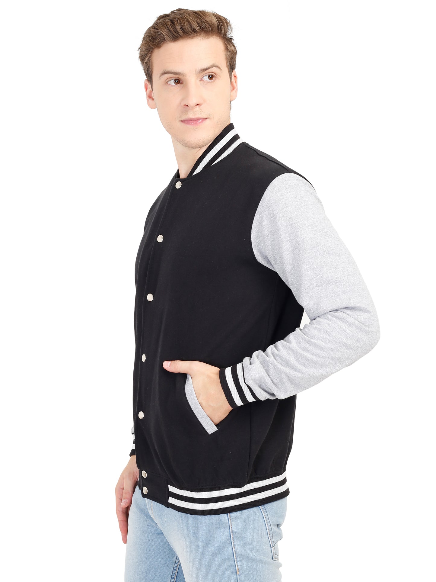 Prestige Varsity - Black with Grey