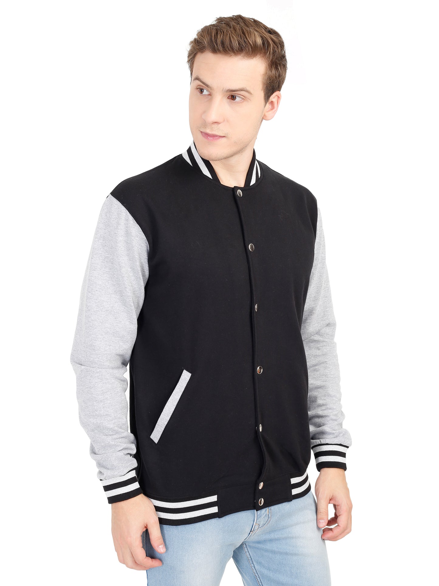 Prestige Varsity - Black with Grey