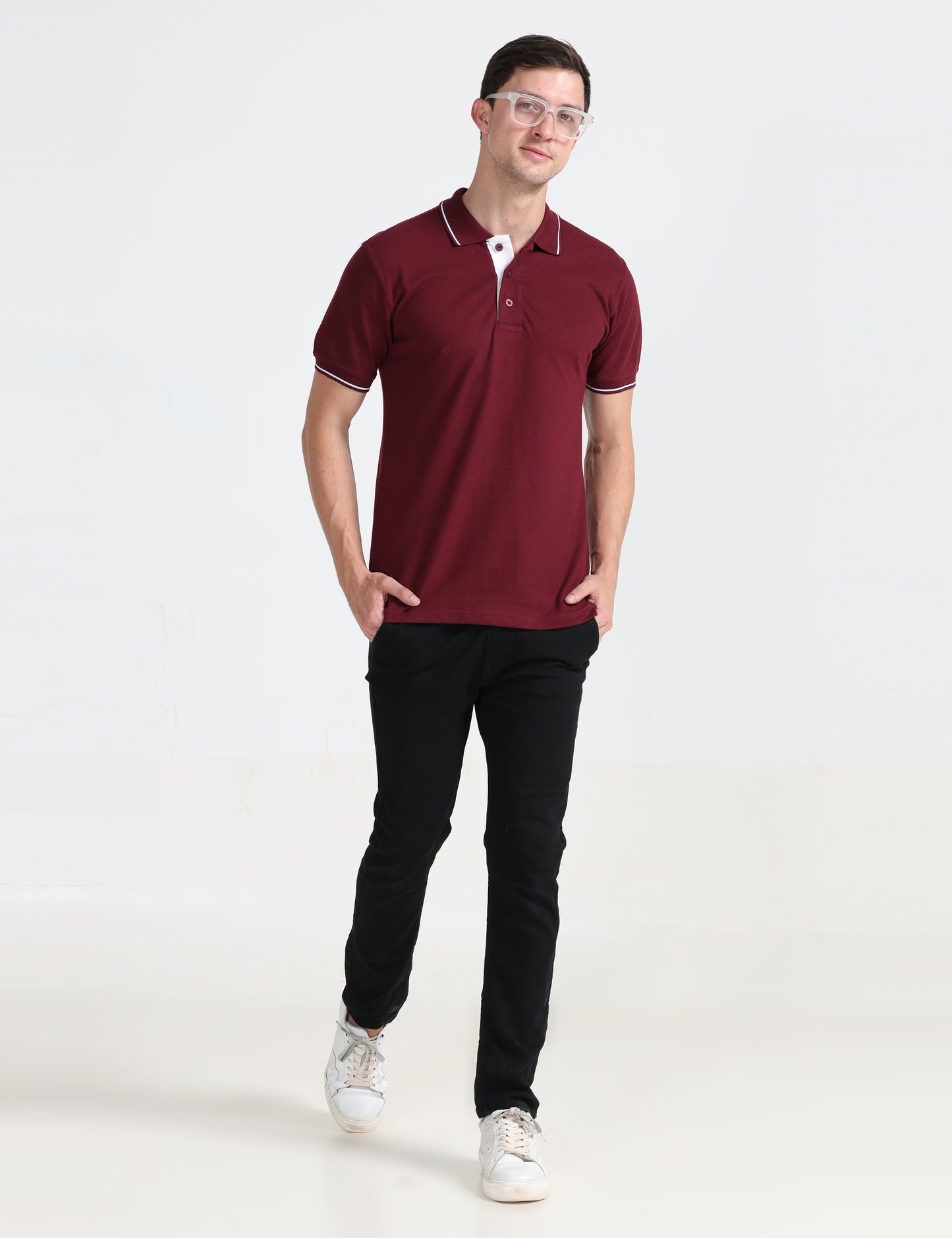 Signature Polo - Maroon