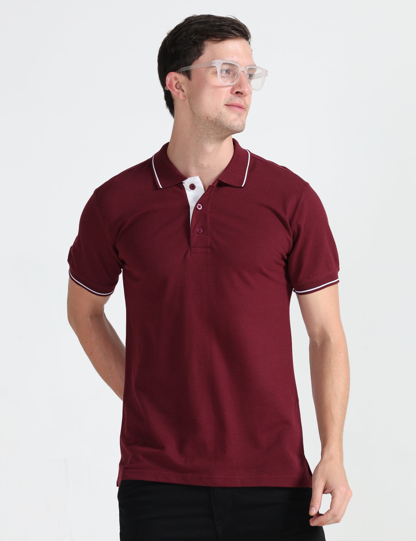 Signature Polo - Maroon