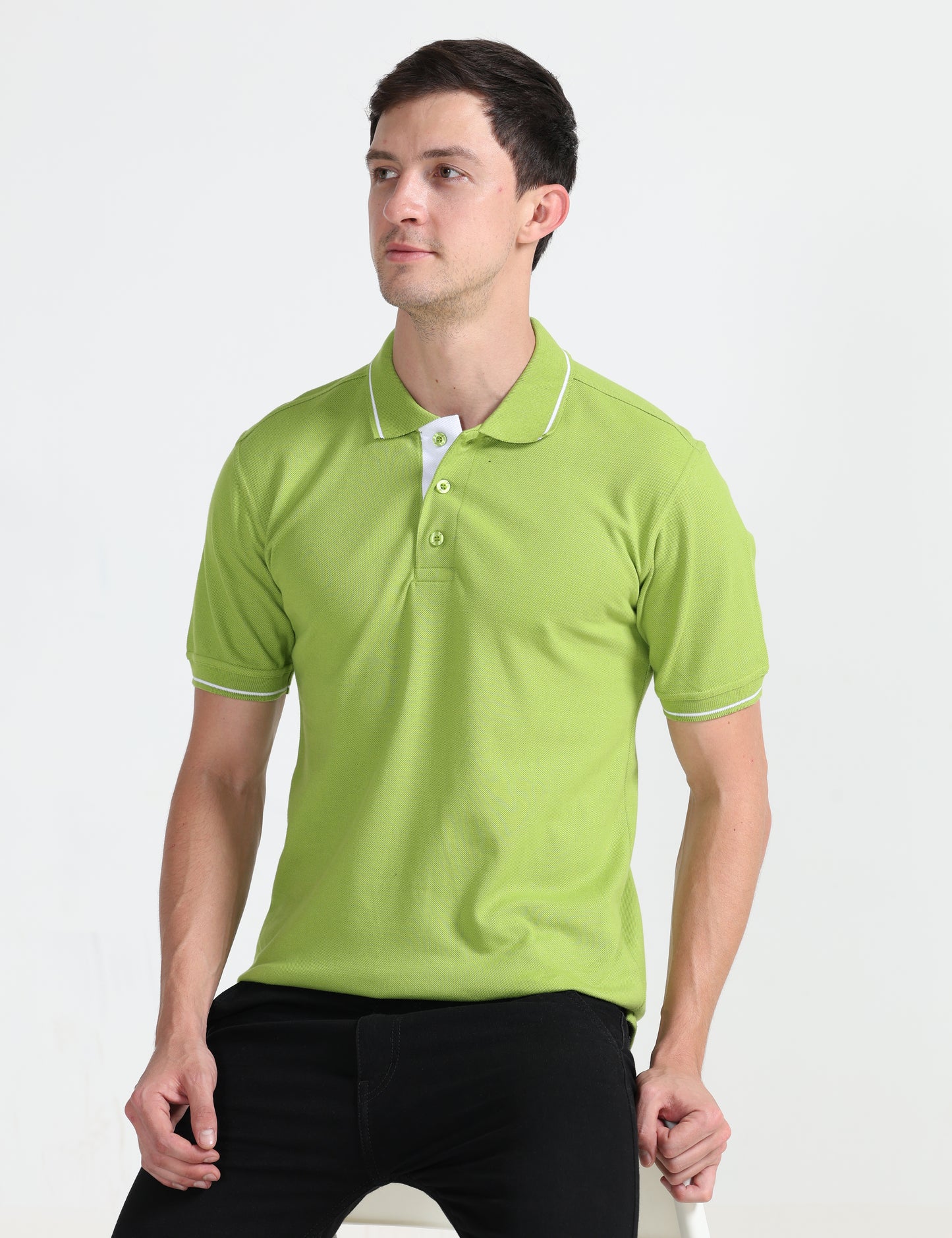Signature Polo - Apple Green