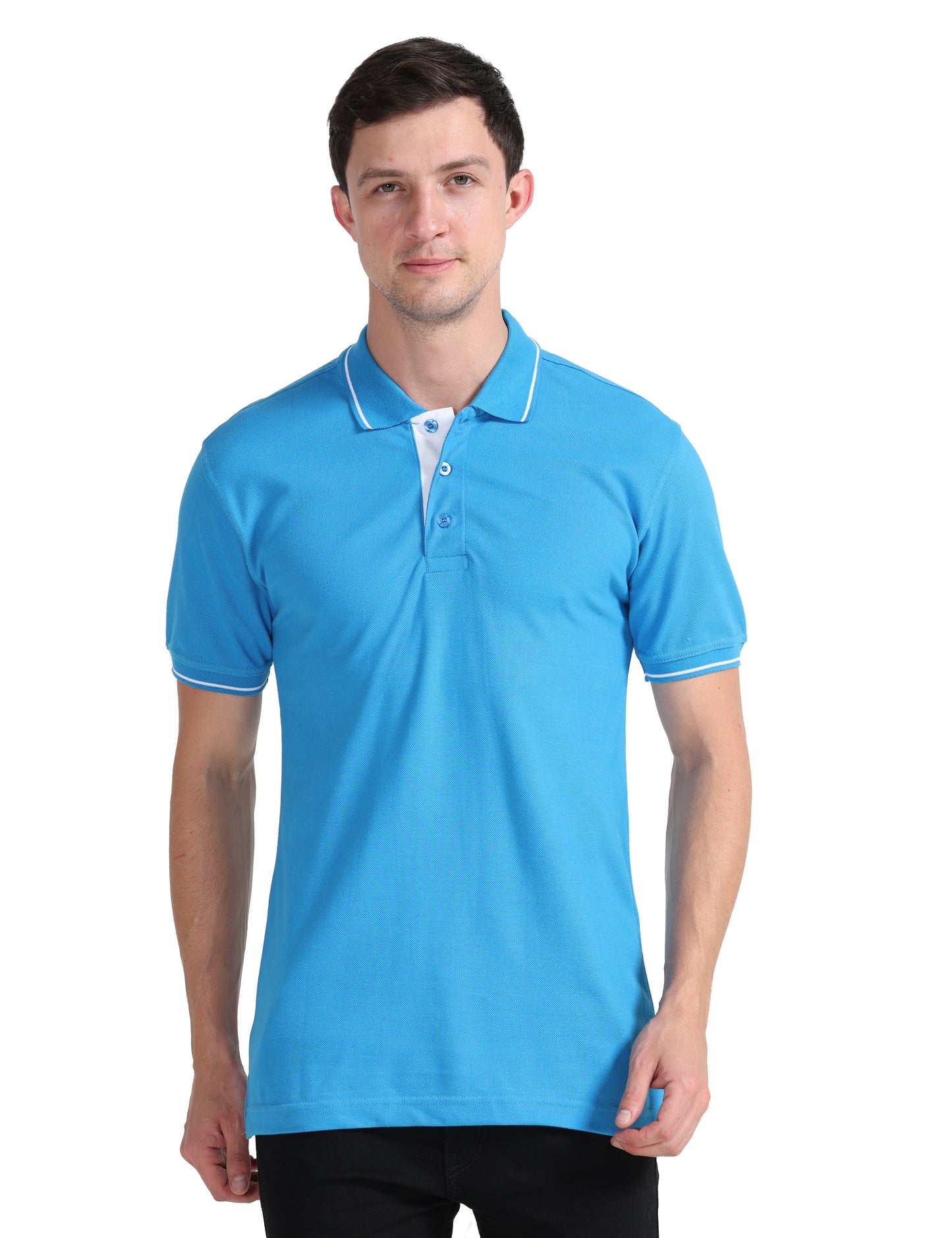 Signature Polo - Turquoise Blue