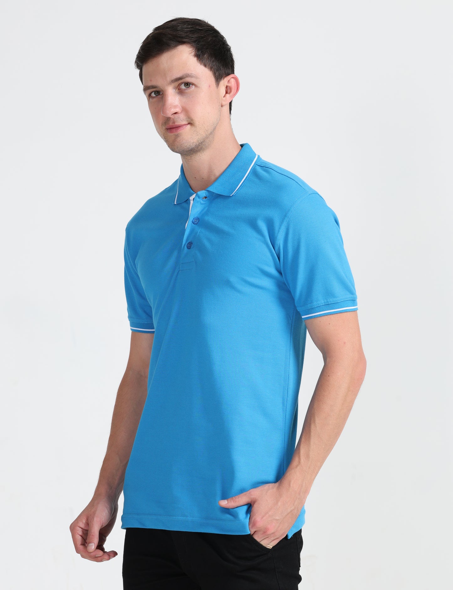 Signature Polo - Turquoise Blue