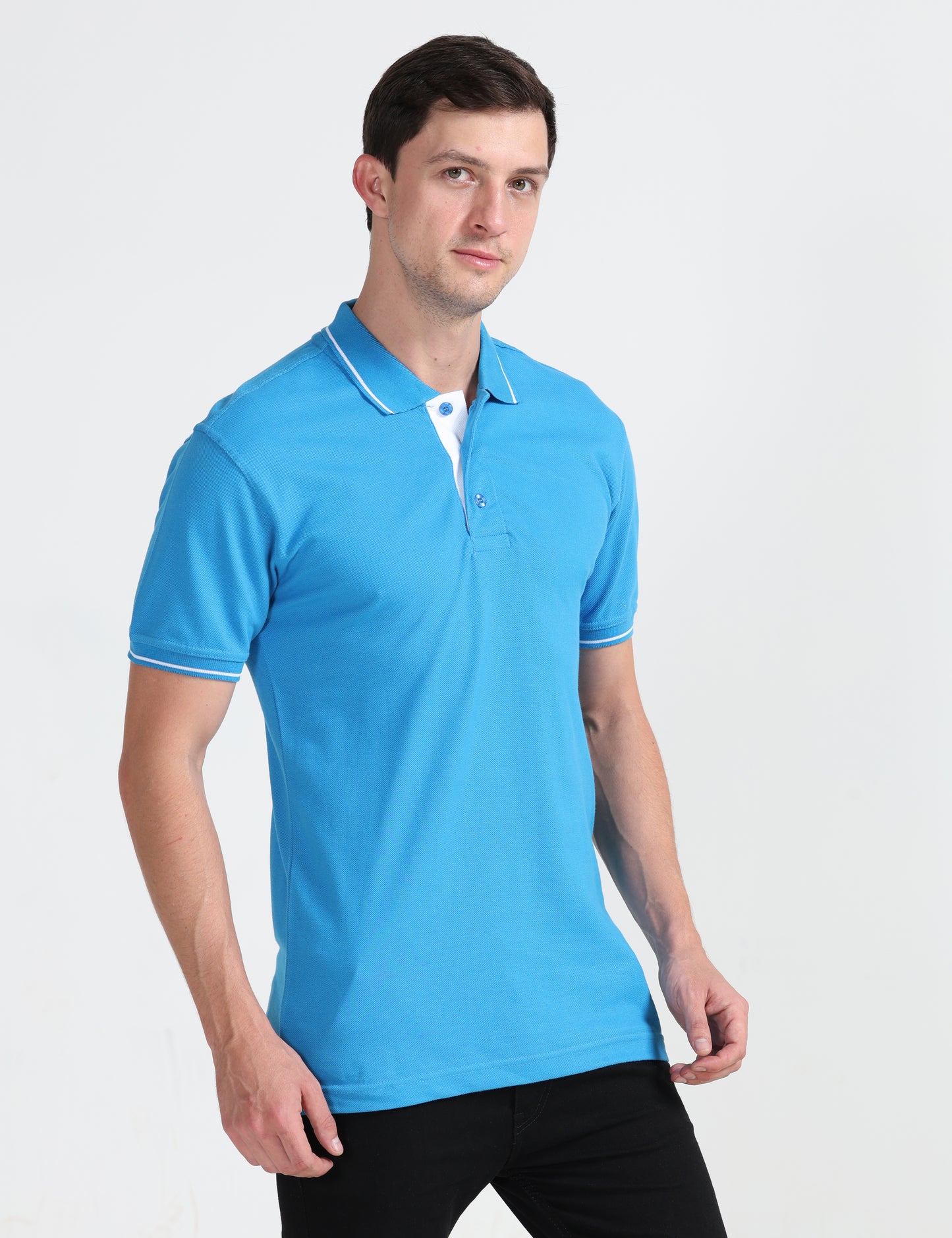 Signature Polo - Turquoise Blue