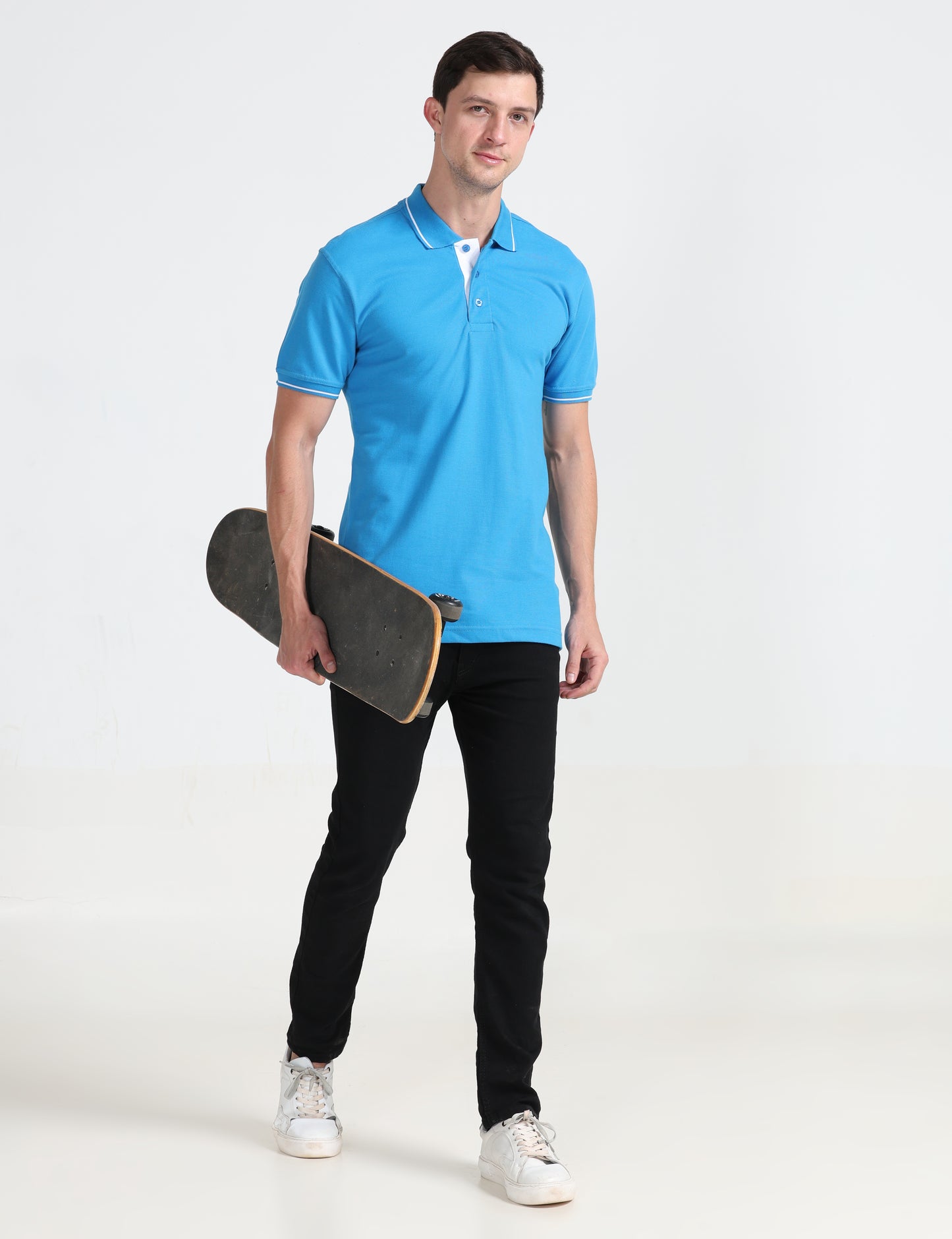 Signature Polo - Turquoise Blue