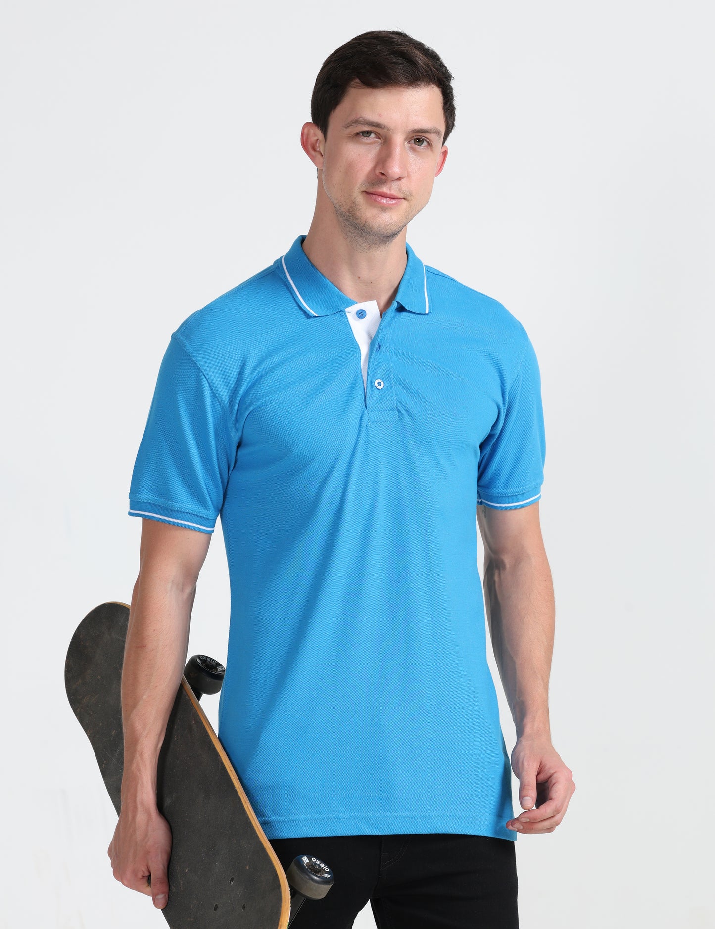 Signature Polo - Turquoise Blue