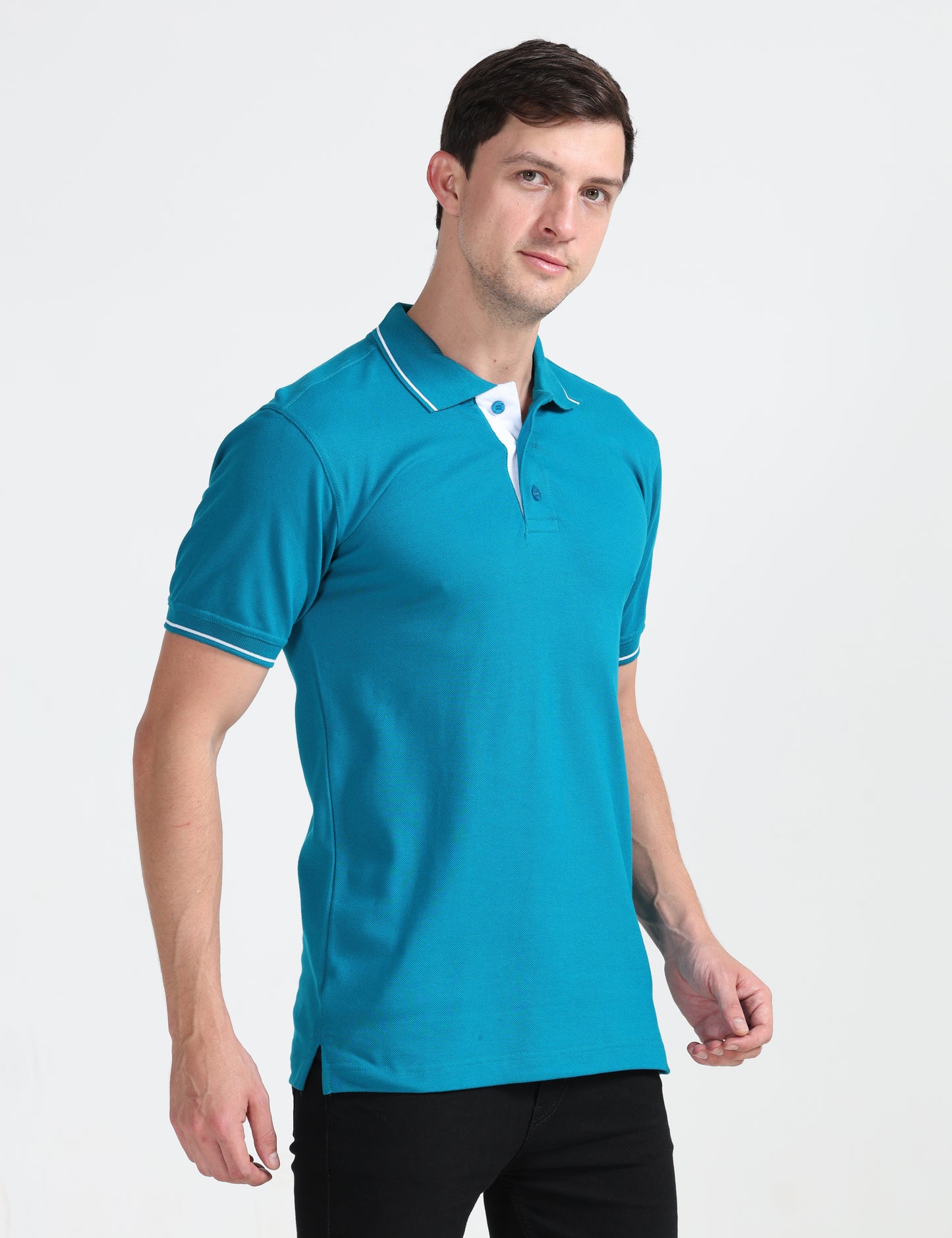 Signature Polo - Turquoise Green