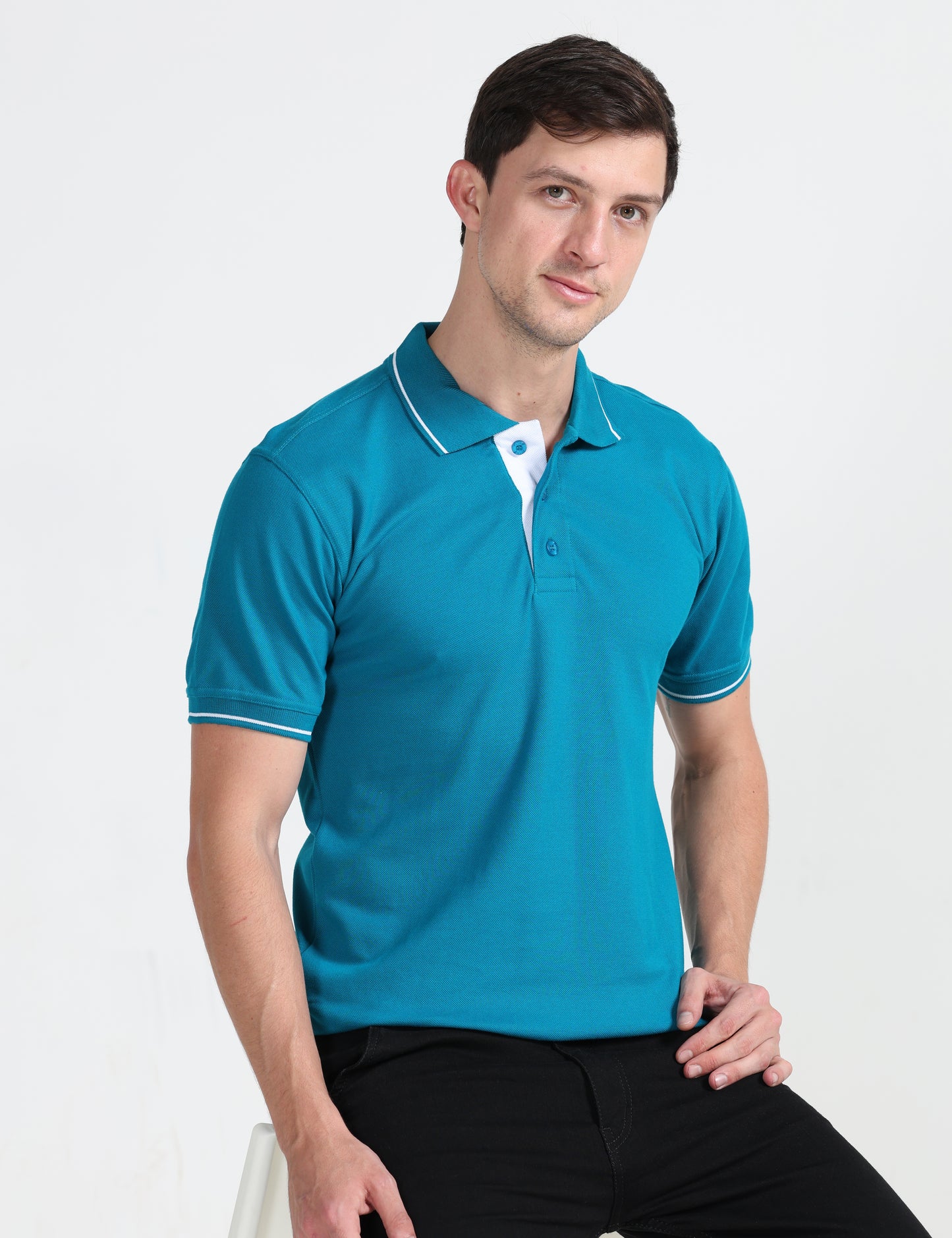 Signature Polo - Turquoise Green