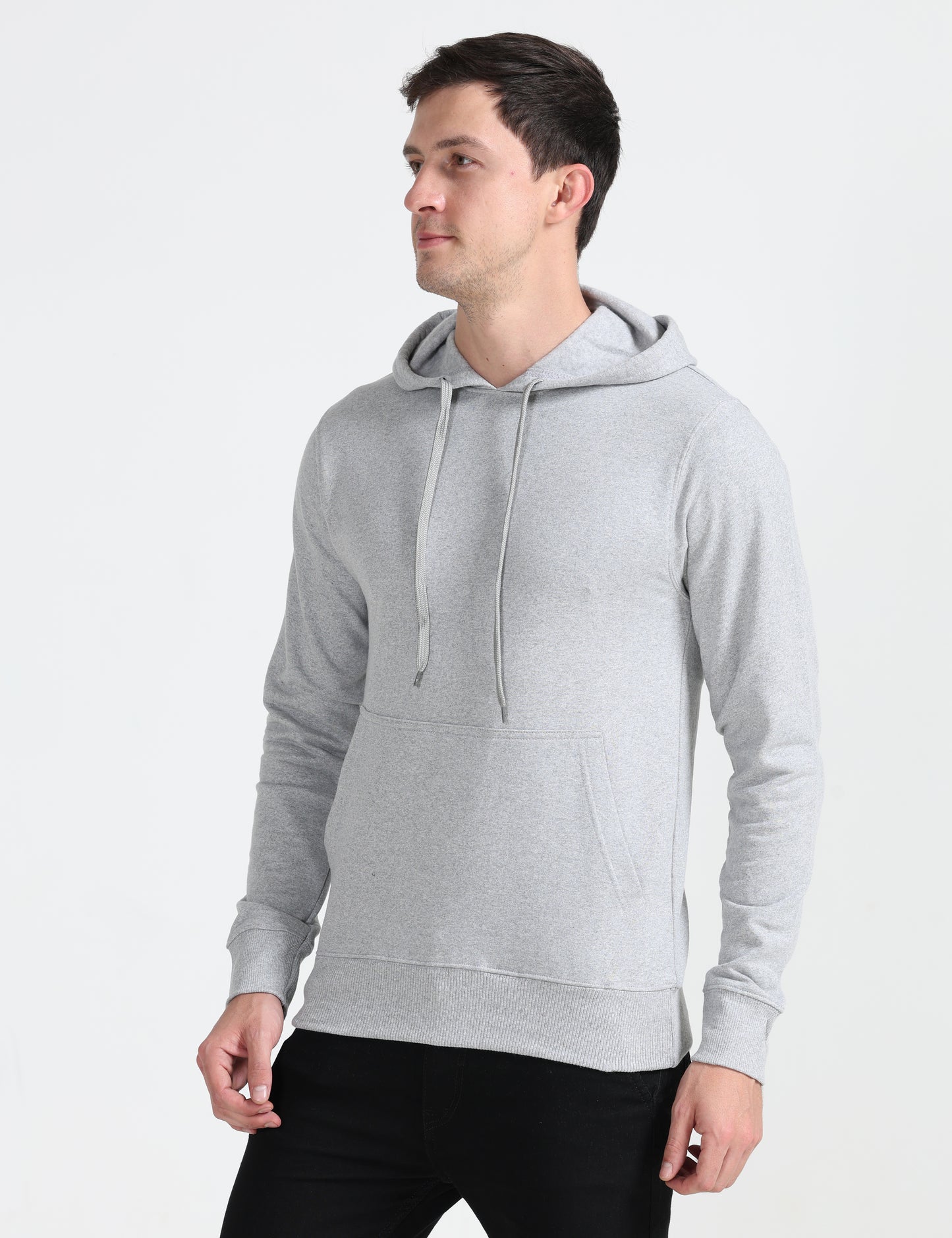 Hoodie -Grey Melange