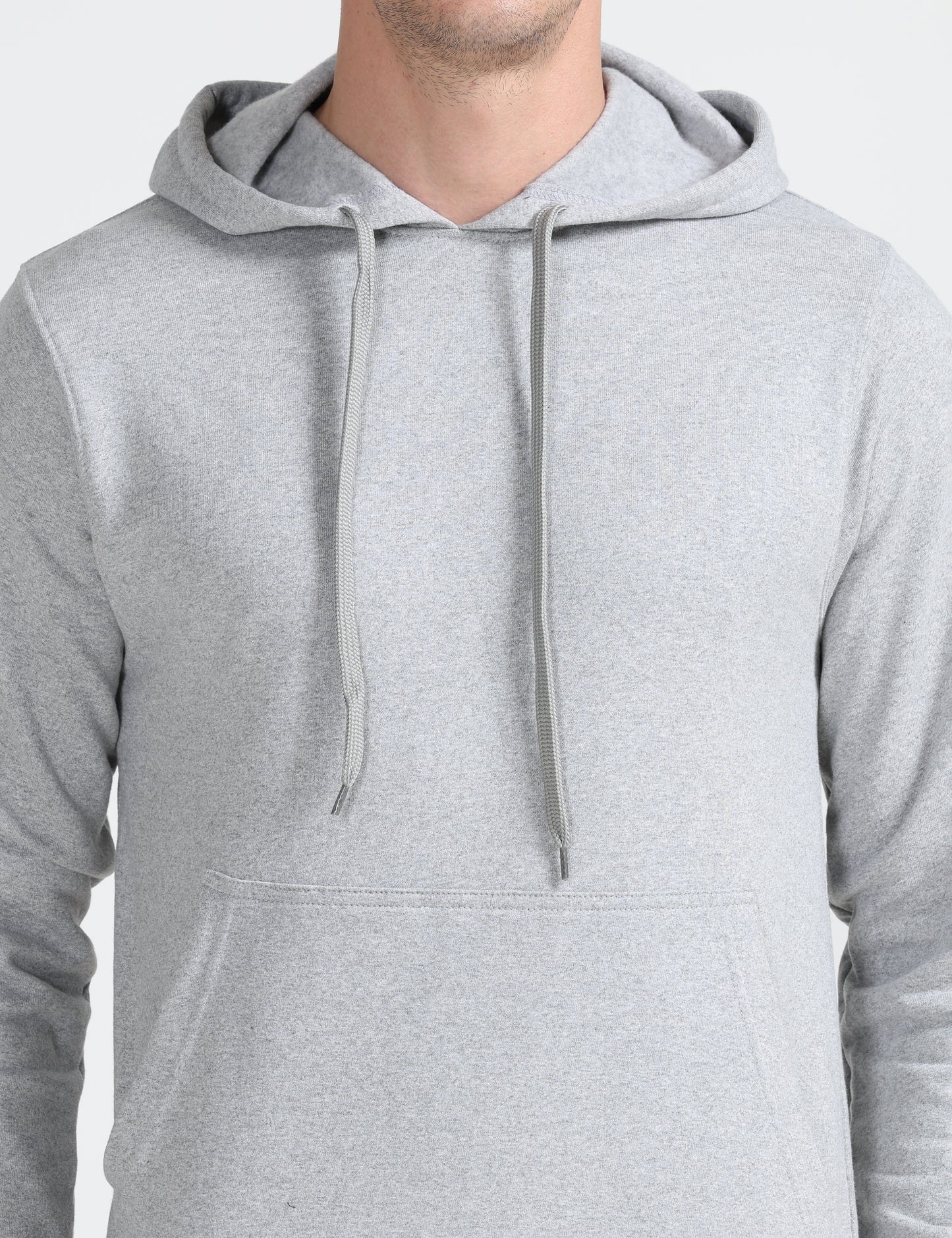 Hoodie -Grey Melange