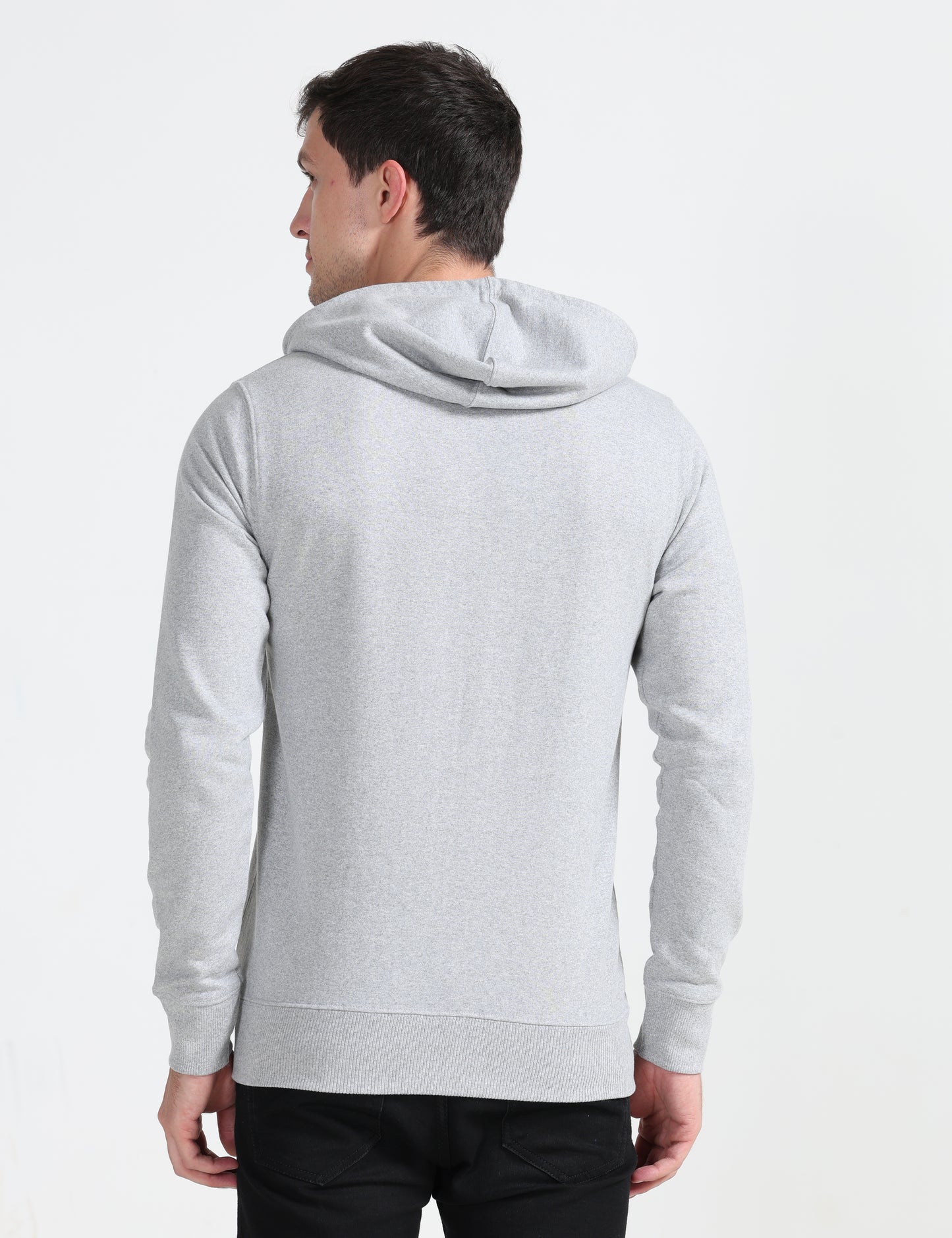 Hoodie -Grey Melange