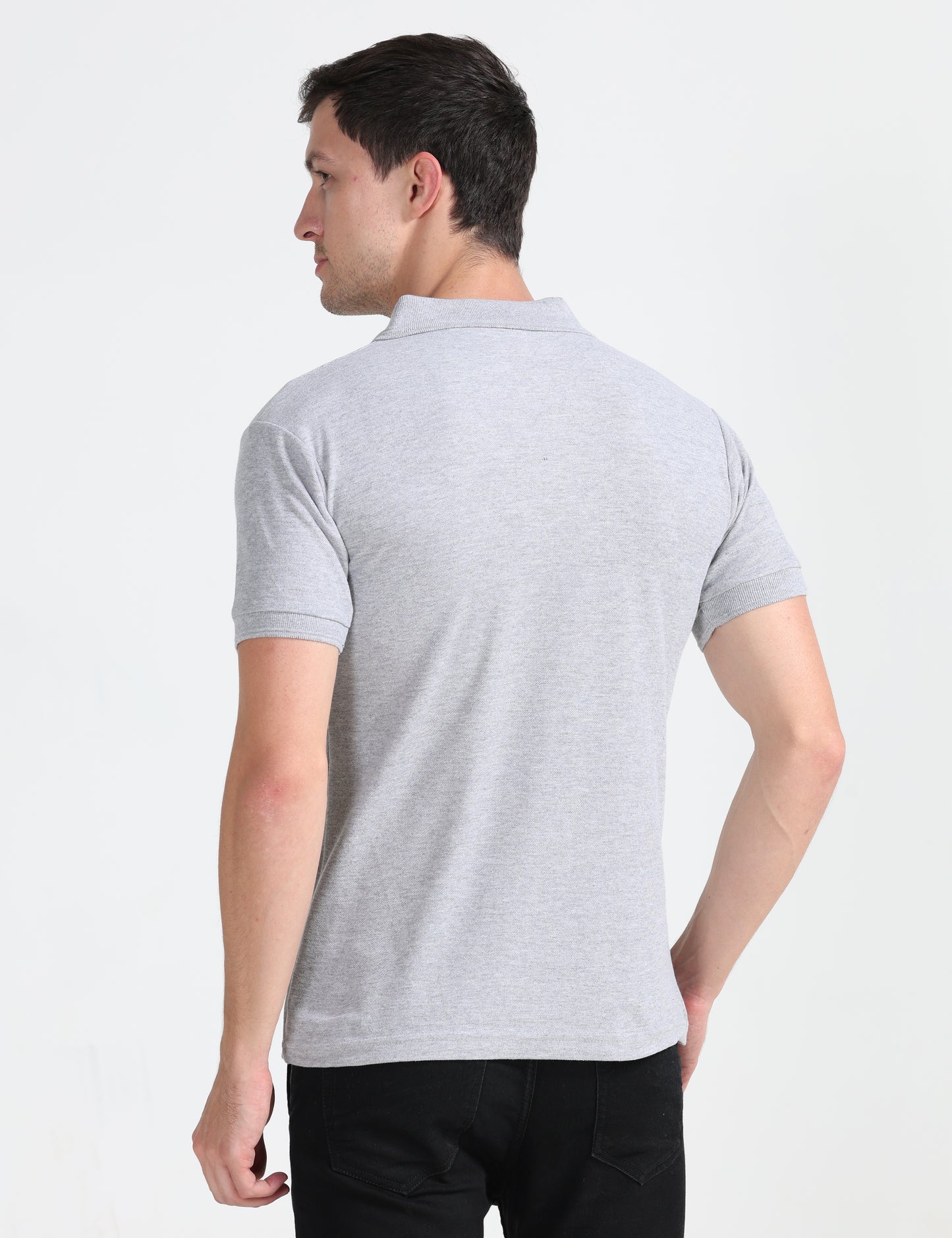 Prime Polo -  Grey Melange
