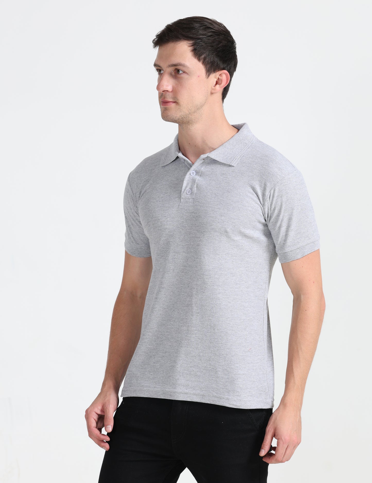 Prime Polo -  Grey Melange