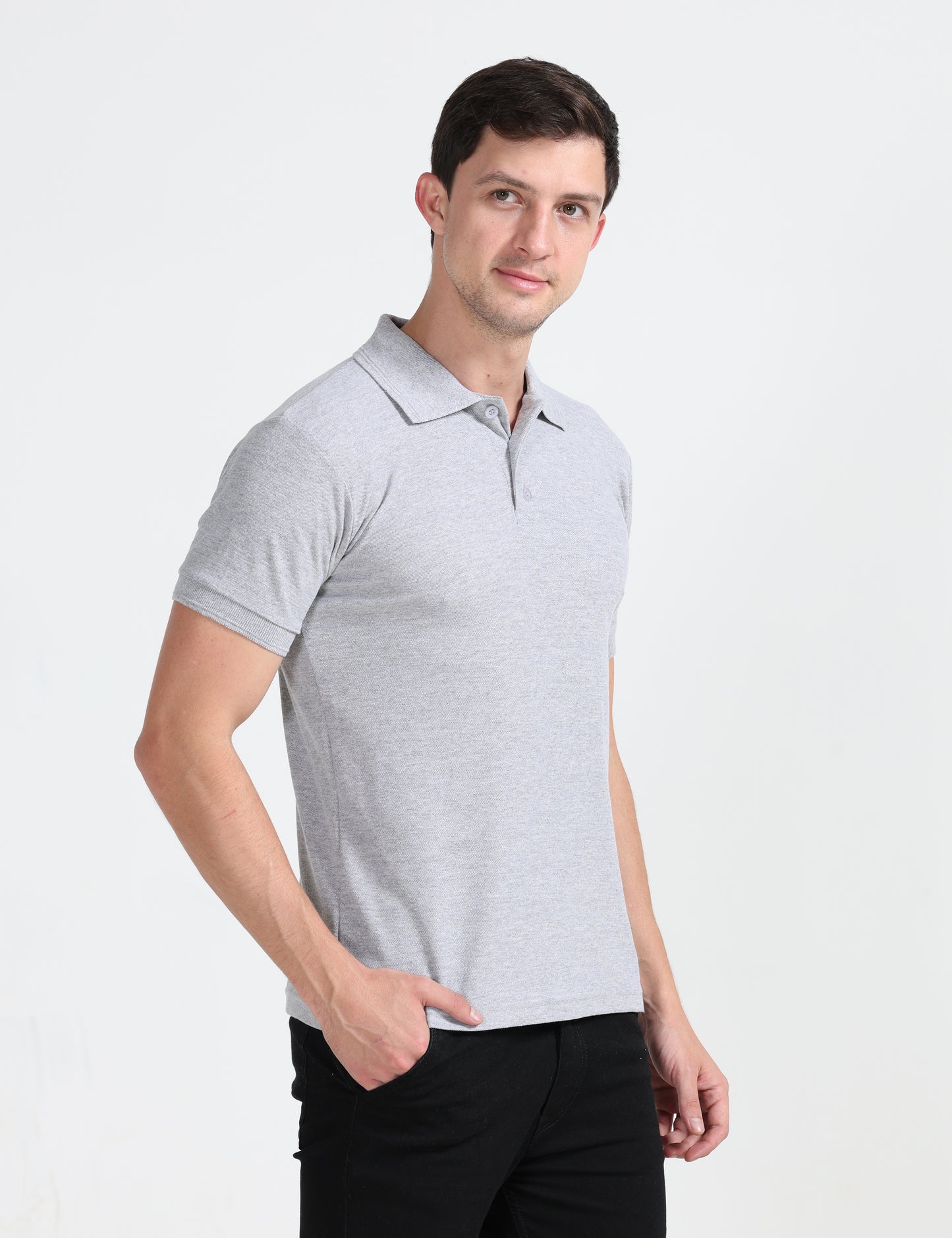 Prime Polo -  Grey Melange