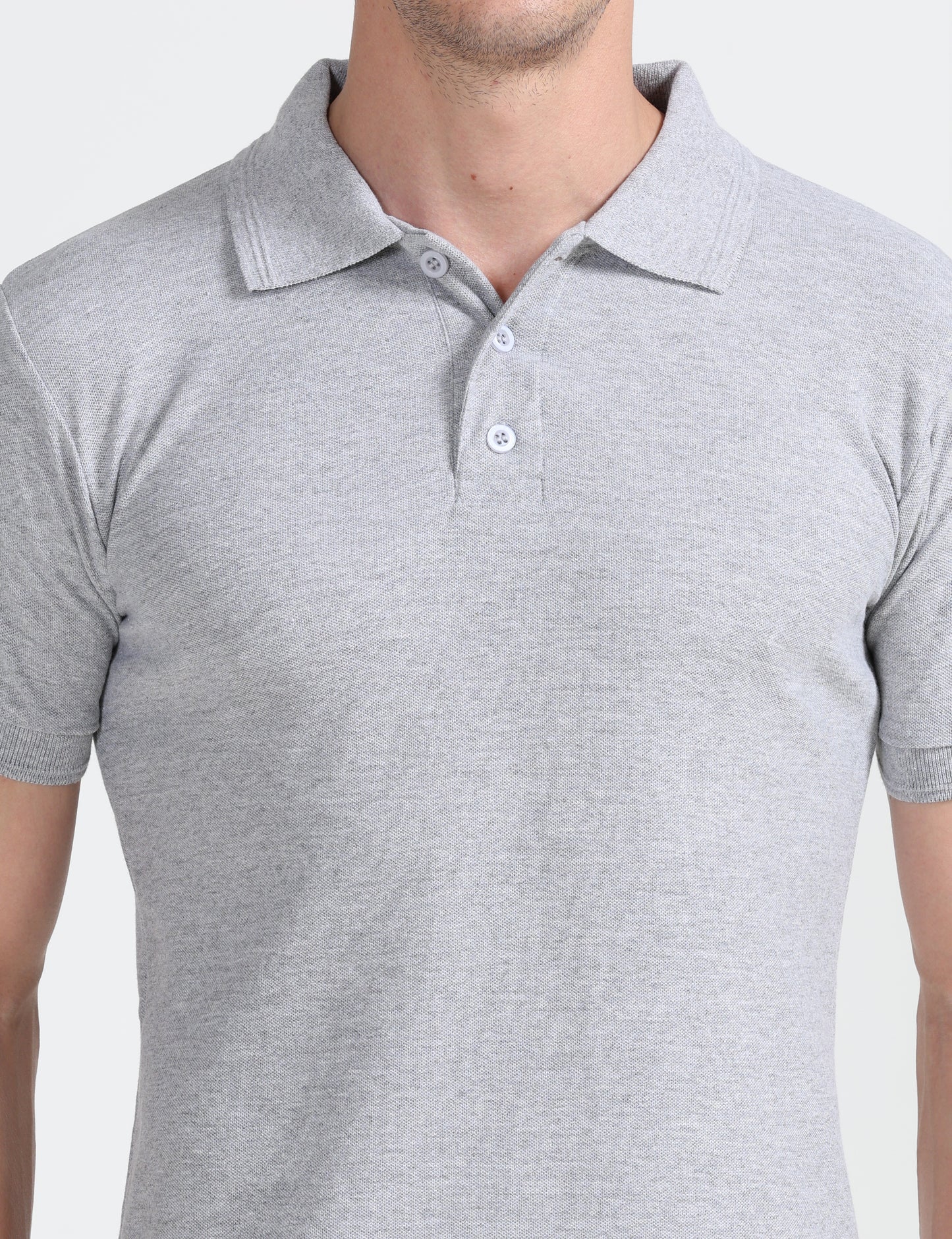 Prime Polo -  Grey Melange