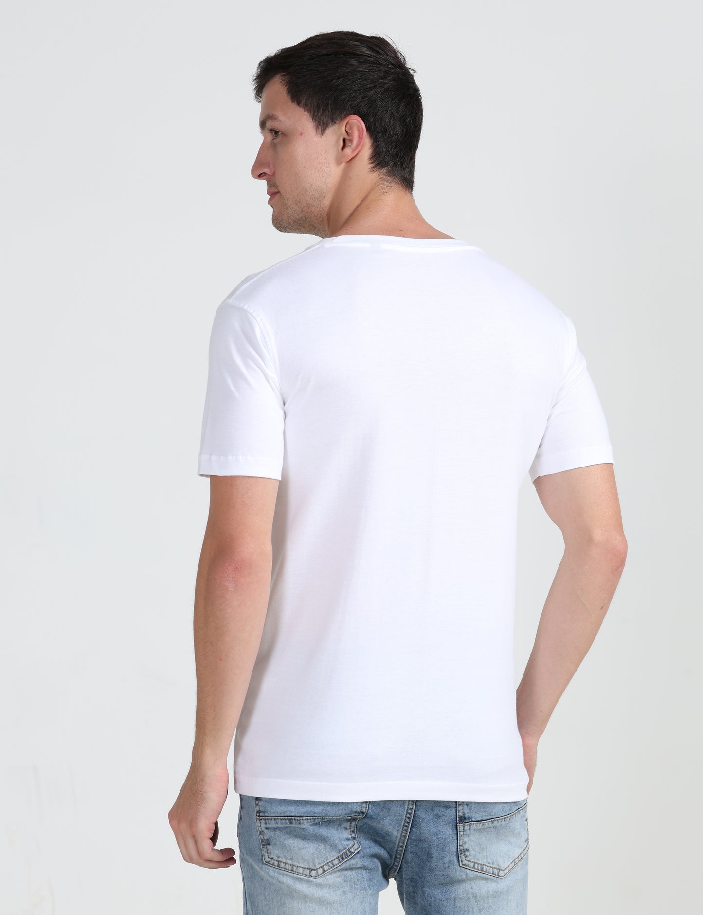 Organic Round Neck - White