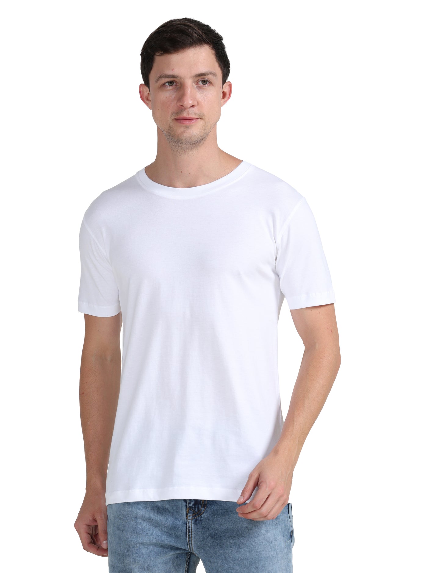 Organic Round Neck - White
