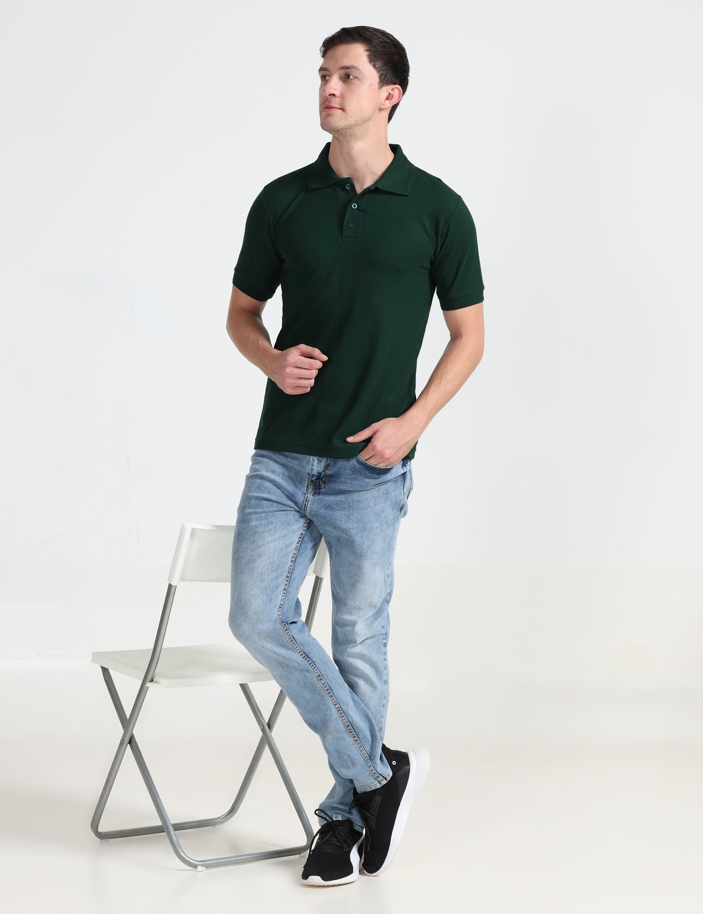 Prime Polo -   Bottle Green