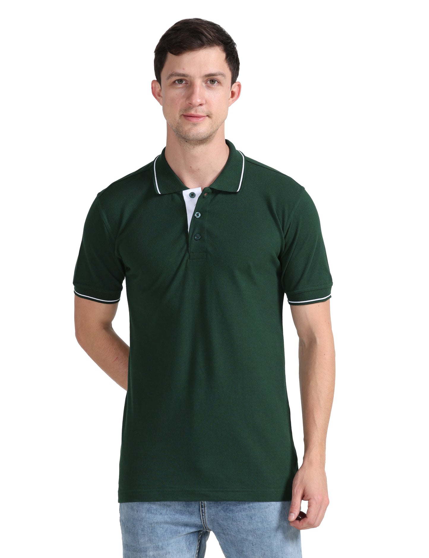 Signature Polo -  Bottle Green