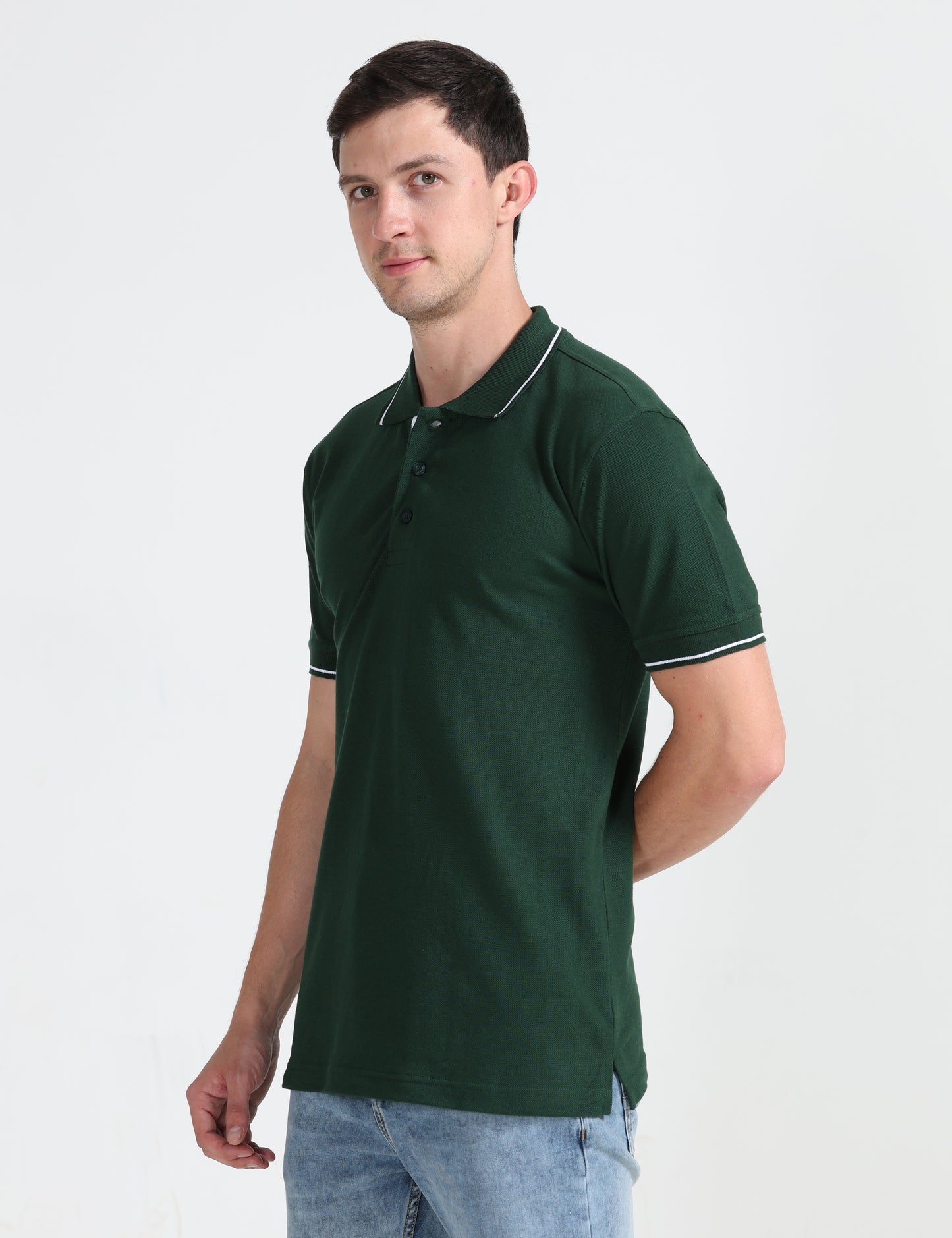 Signature Polo -  Bottle Green