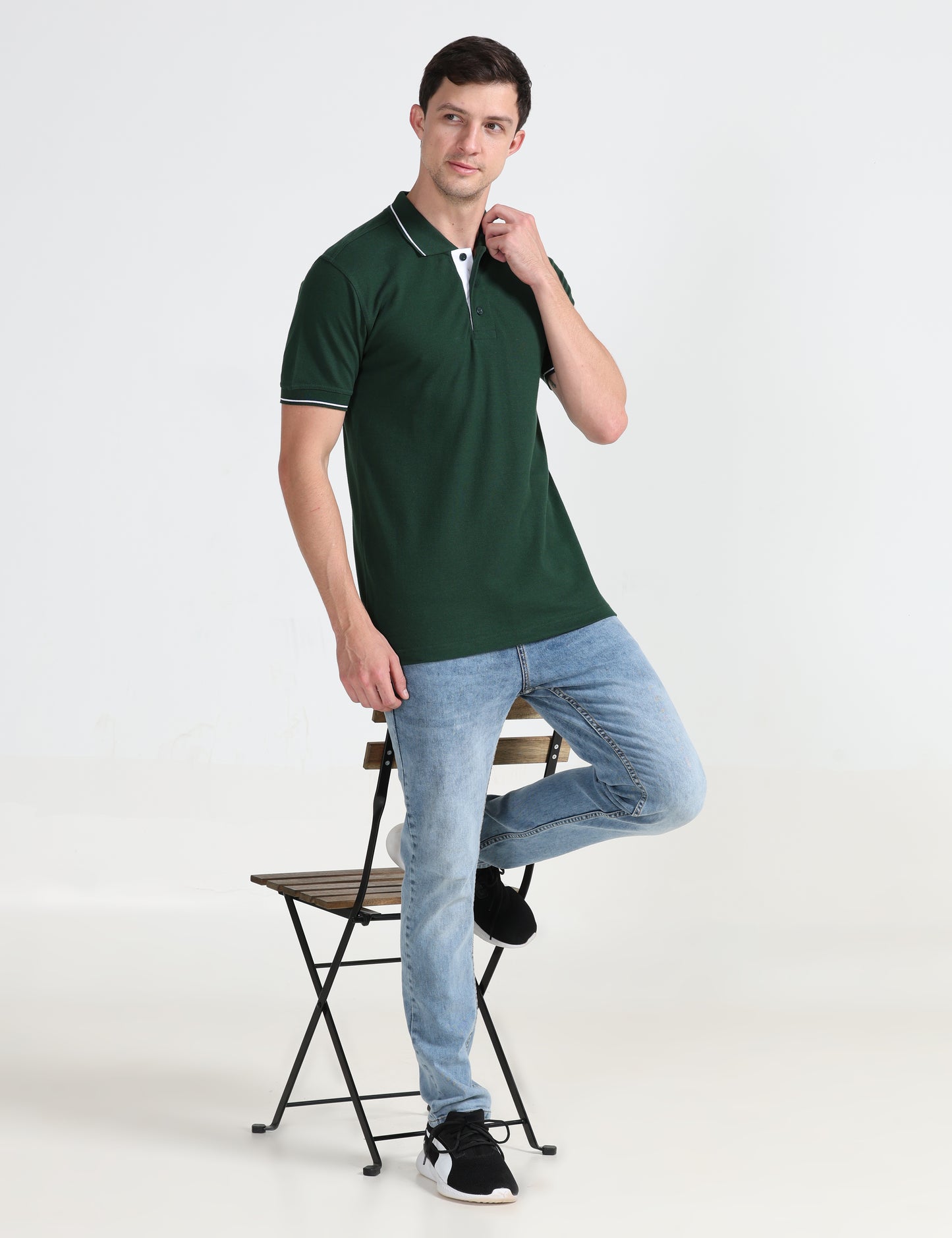 Signature Polo -  Bottle Green